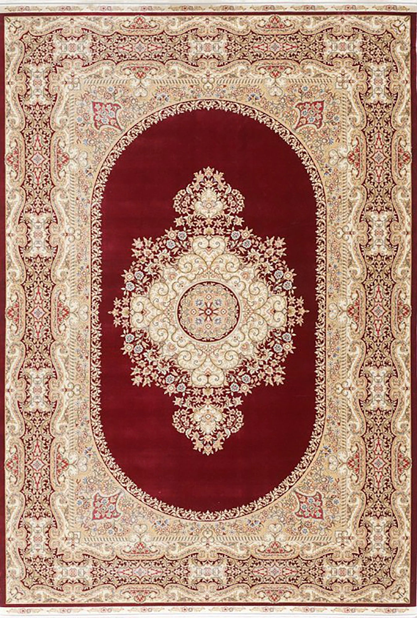 A Touch of Heritage Historical Motifs Handwoven Silk Rug - Bella Rugs