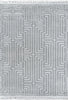 Geometric Gray Elegance Rug