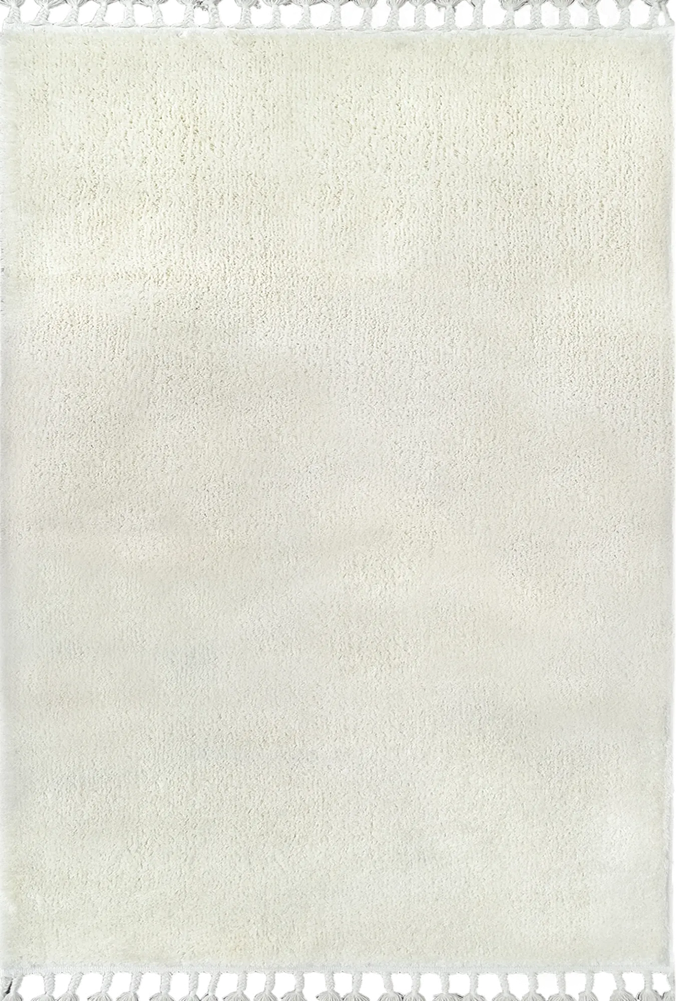 Soft Shaggy Carpet in Cream - Bella Rugs