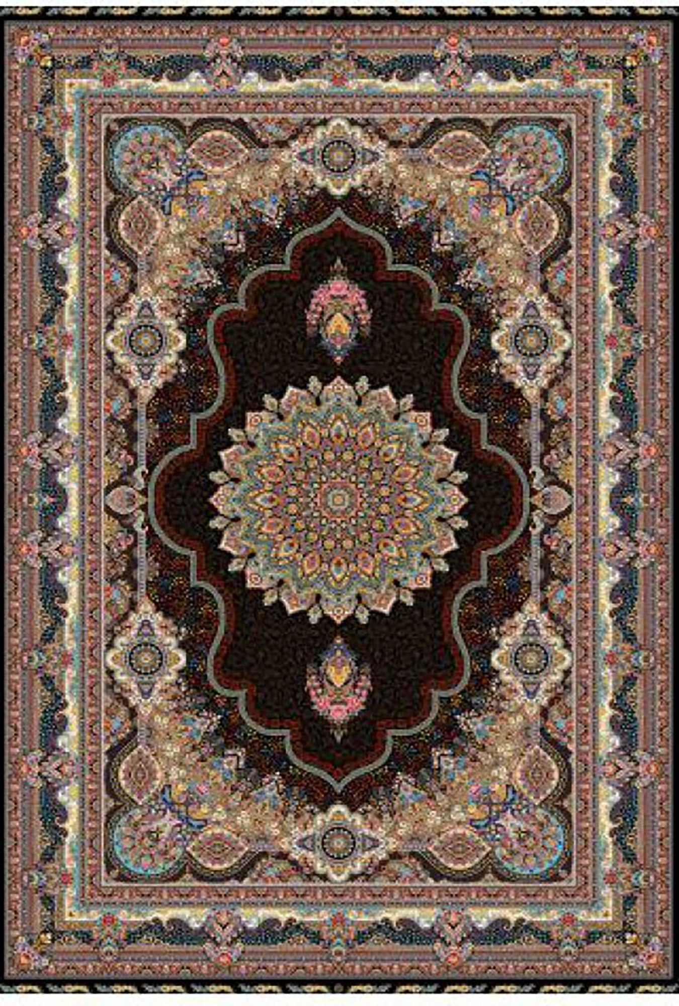 Vintage-Inspired Artistic Handmade Silk Rug - Bella Rugs