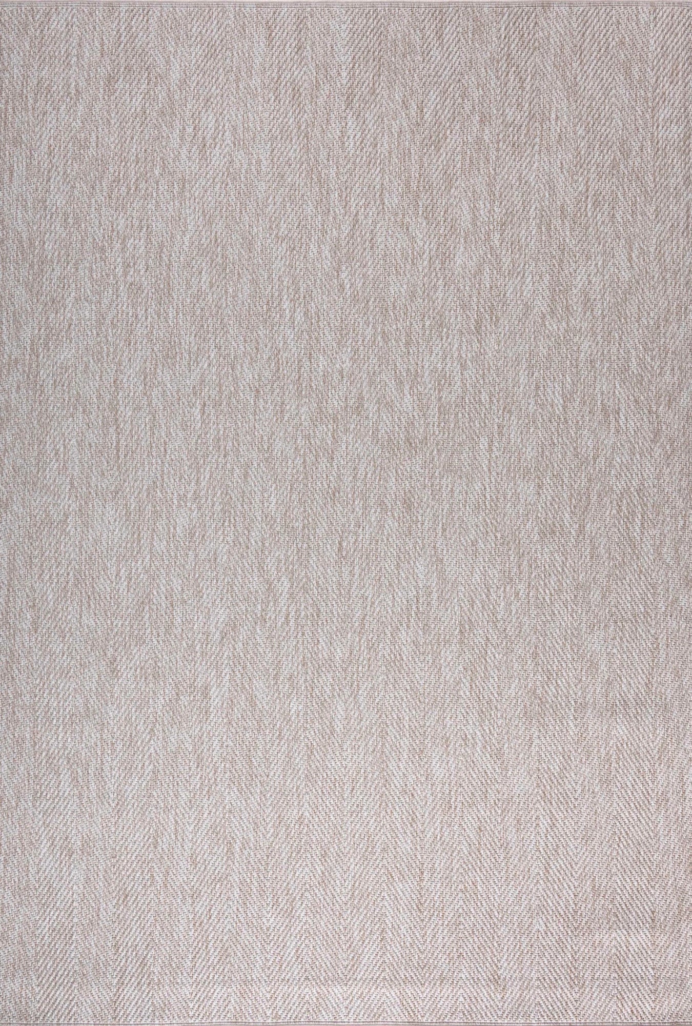 Ivory Herringbone Textured Jute Rug