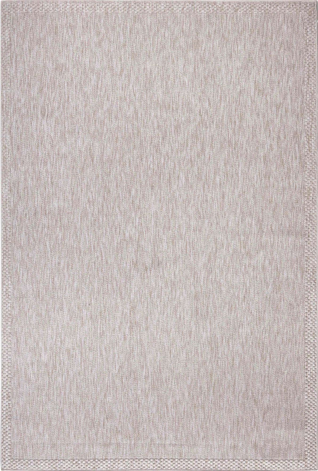 Linen Borderline Flatweave Rug