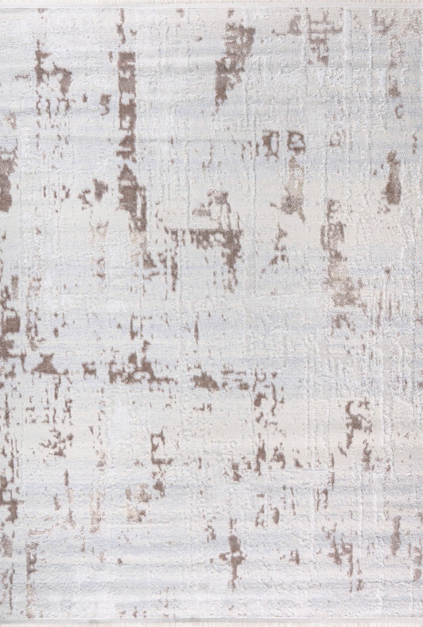 Urban Drift Brown Abstract Rug