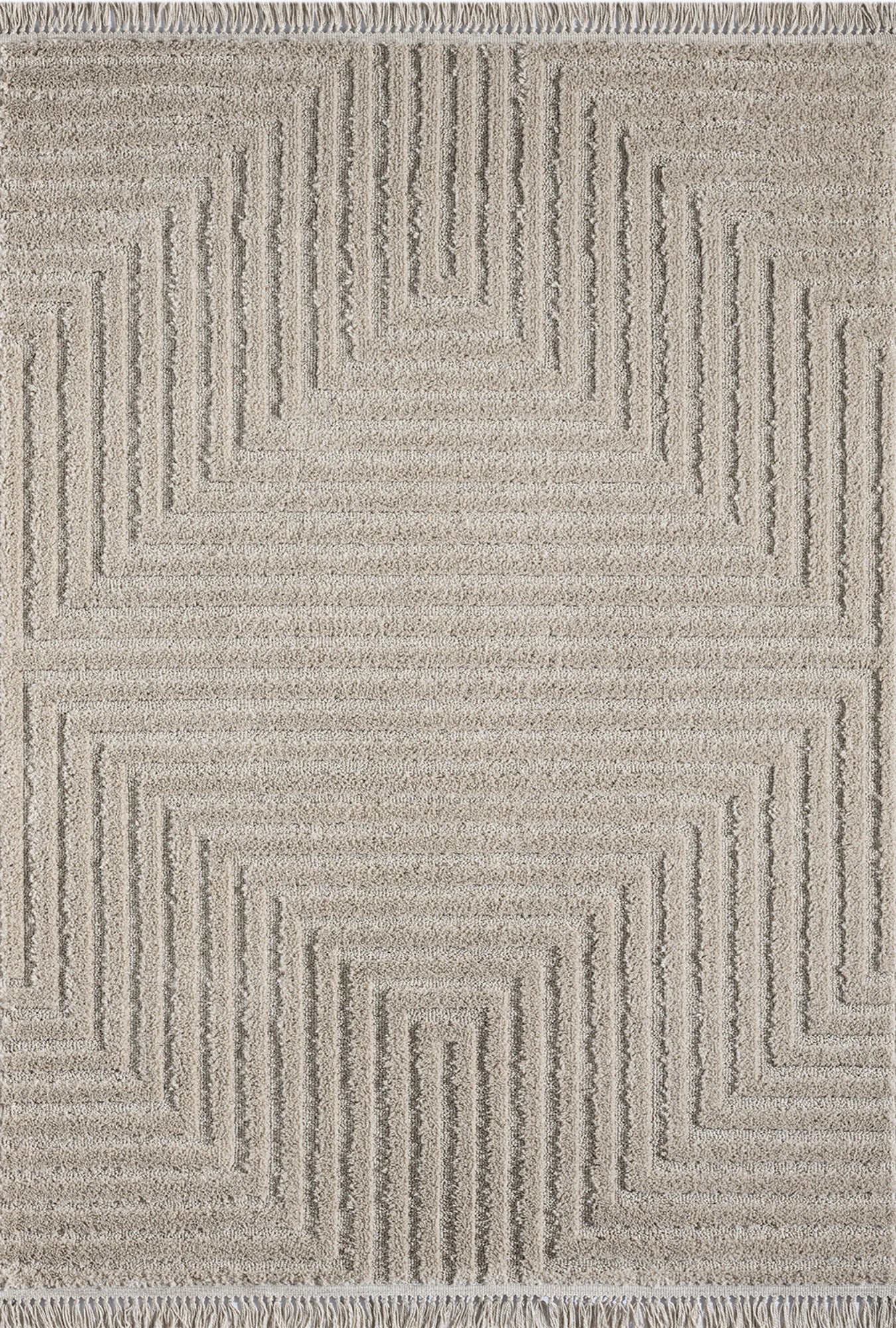 Desert Echo Framed Rug