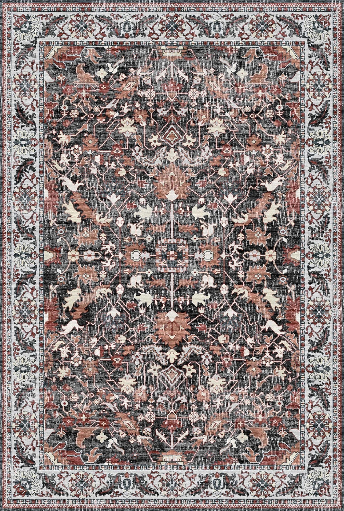 Rustic Harmony Washable Rug