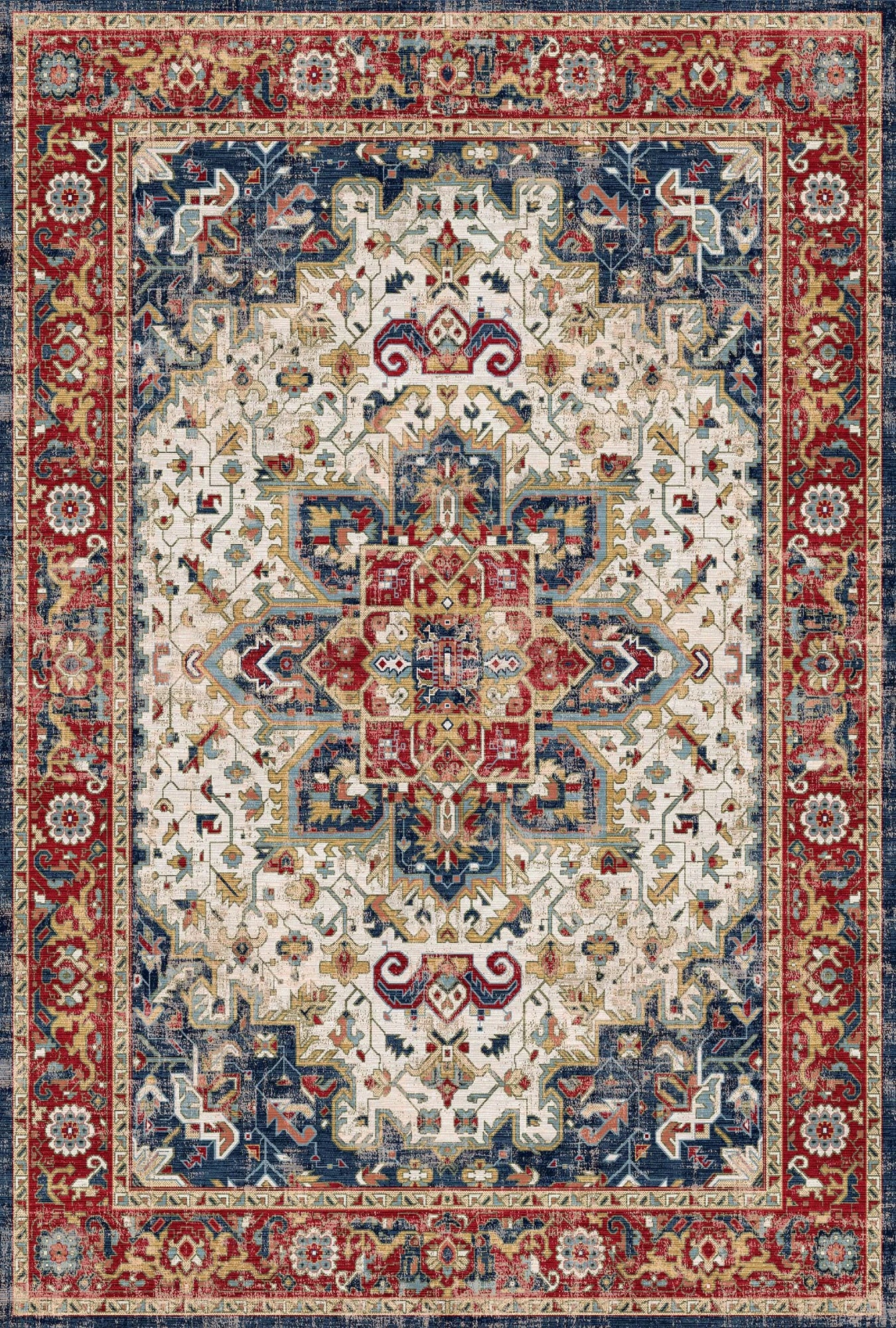Midnight Atlas Washable Rug