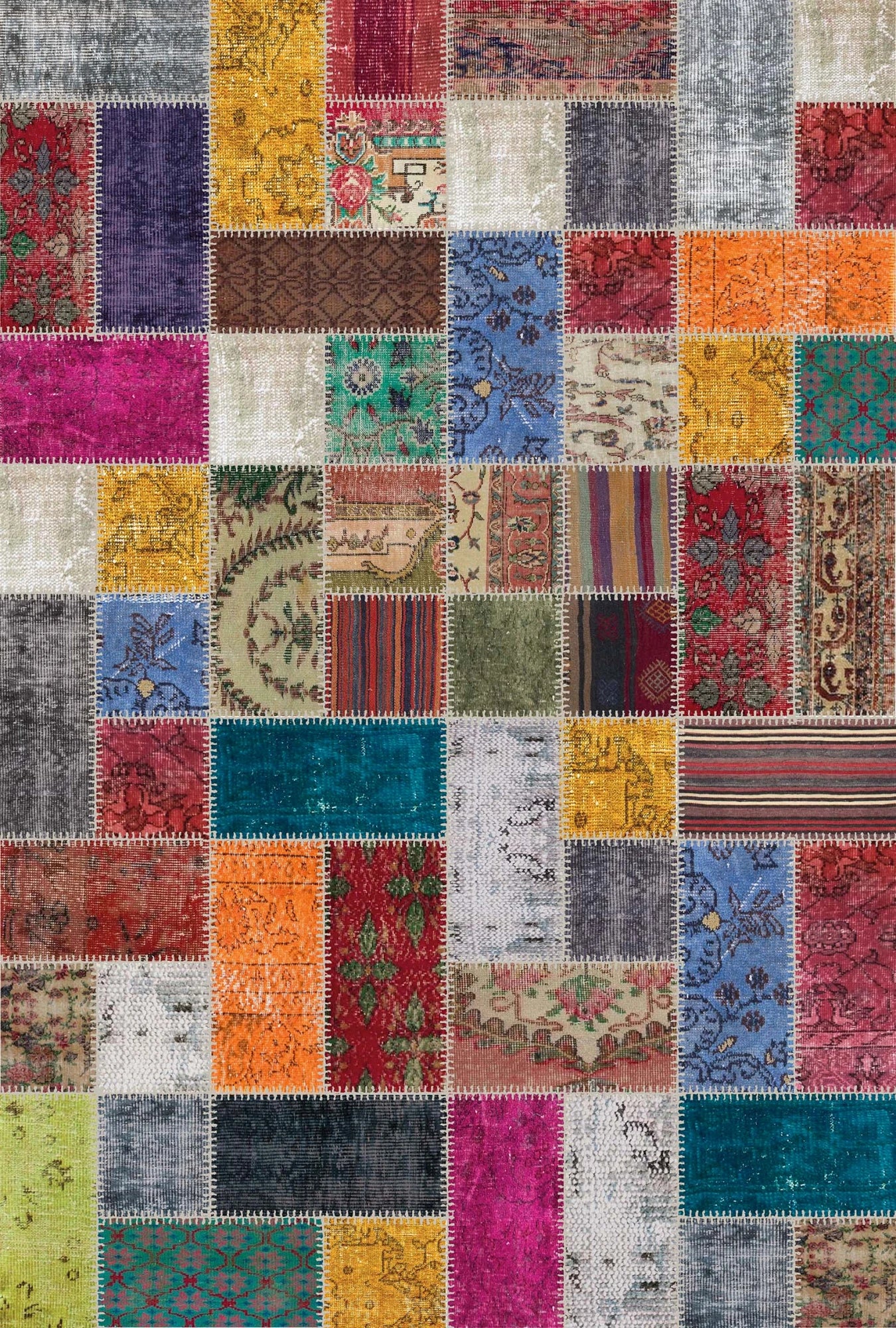 Colorburst Patch Washable Rug