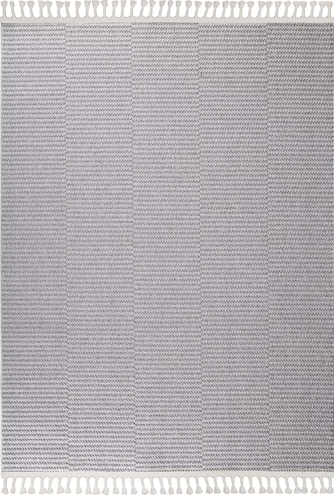 Touch of Lines Gray Soft Weave - Bella Rugs