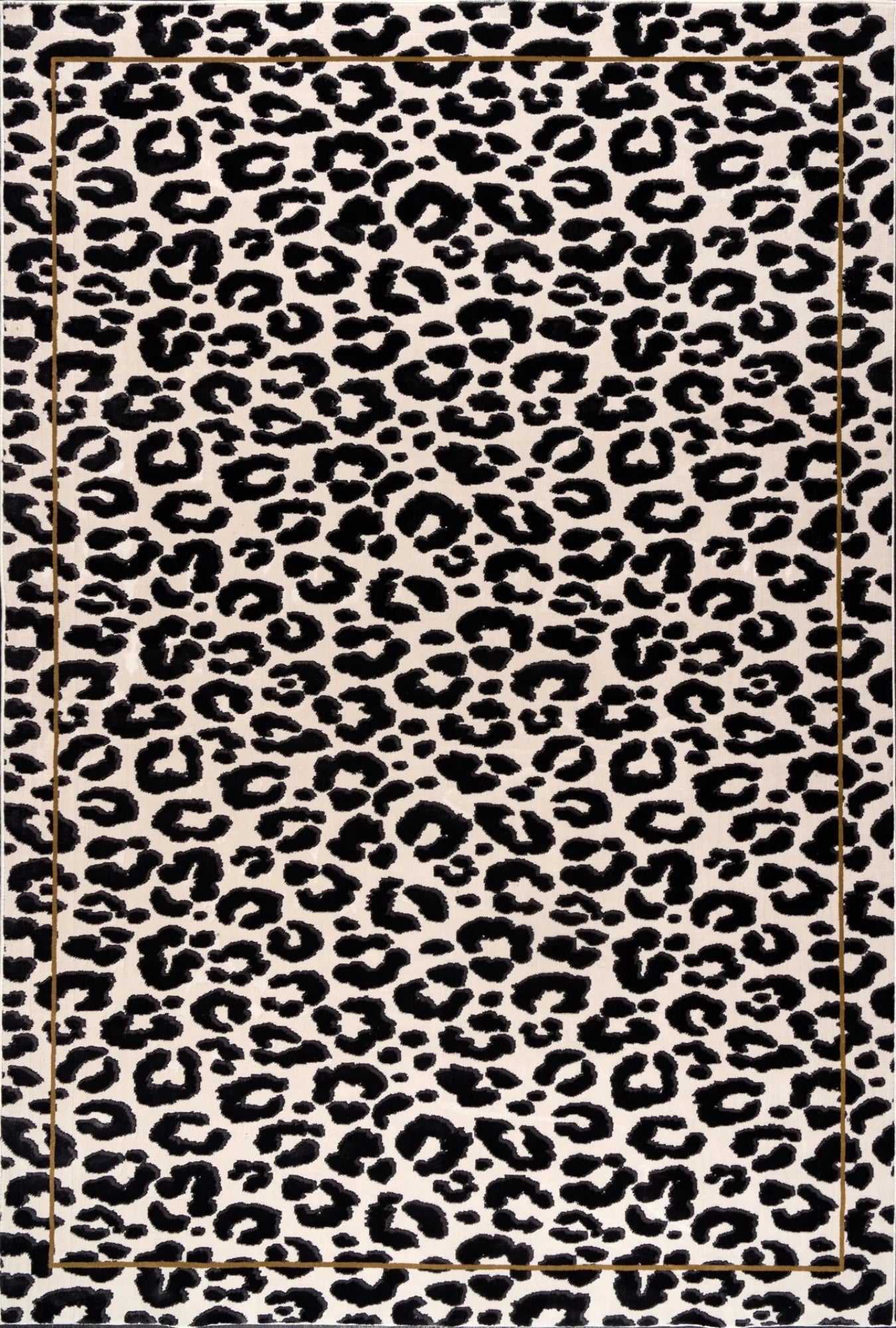 Wildcat Spots Leopard Print Rug