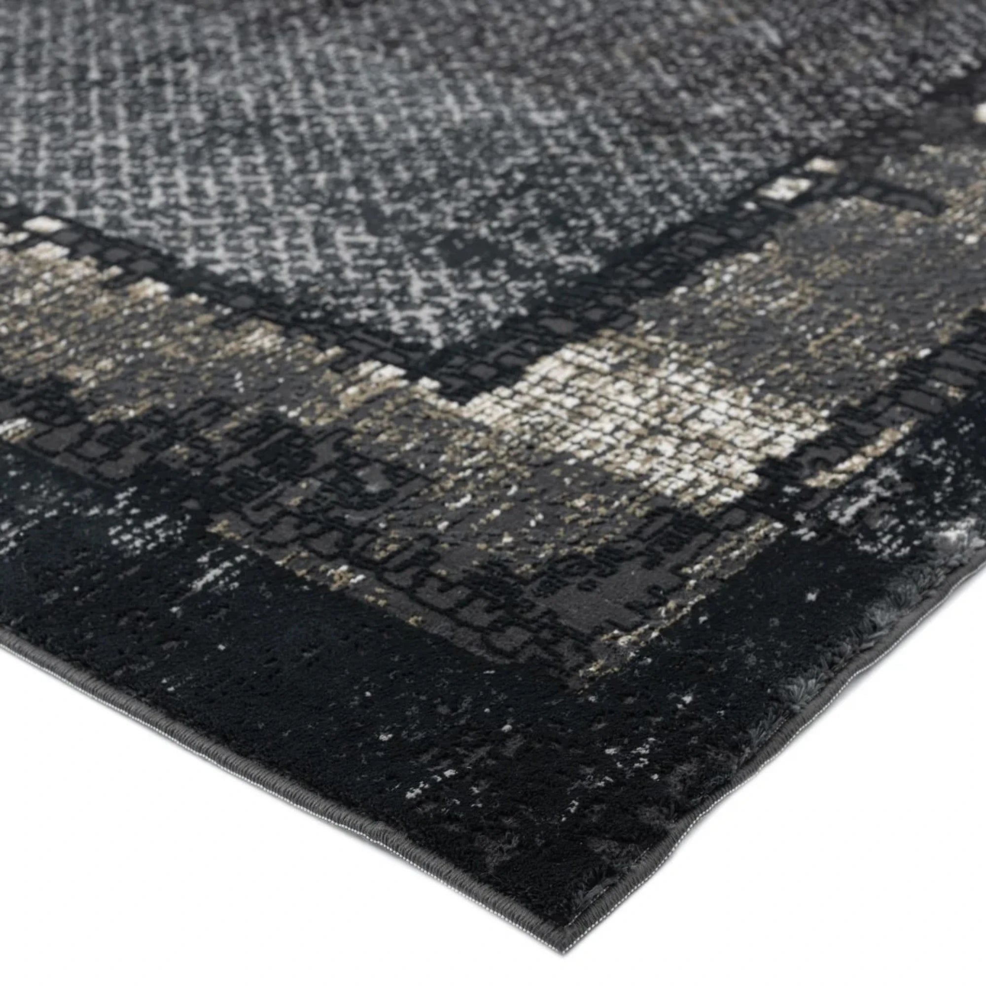 Shadow Frame Faded Vintage Rug