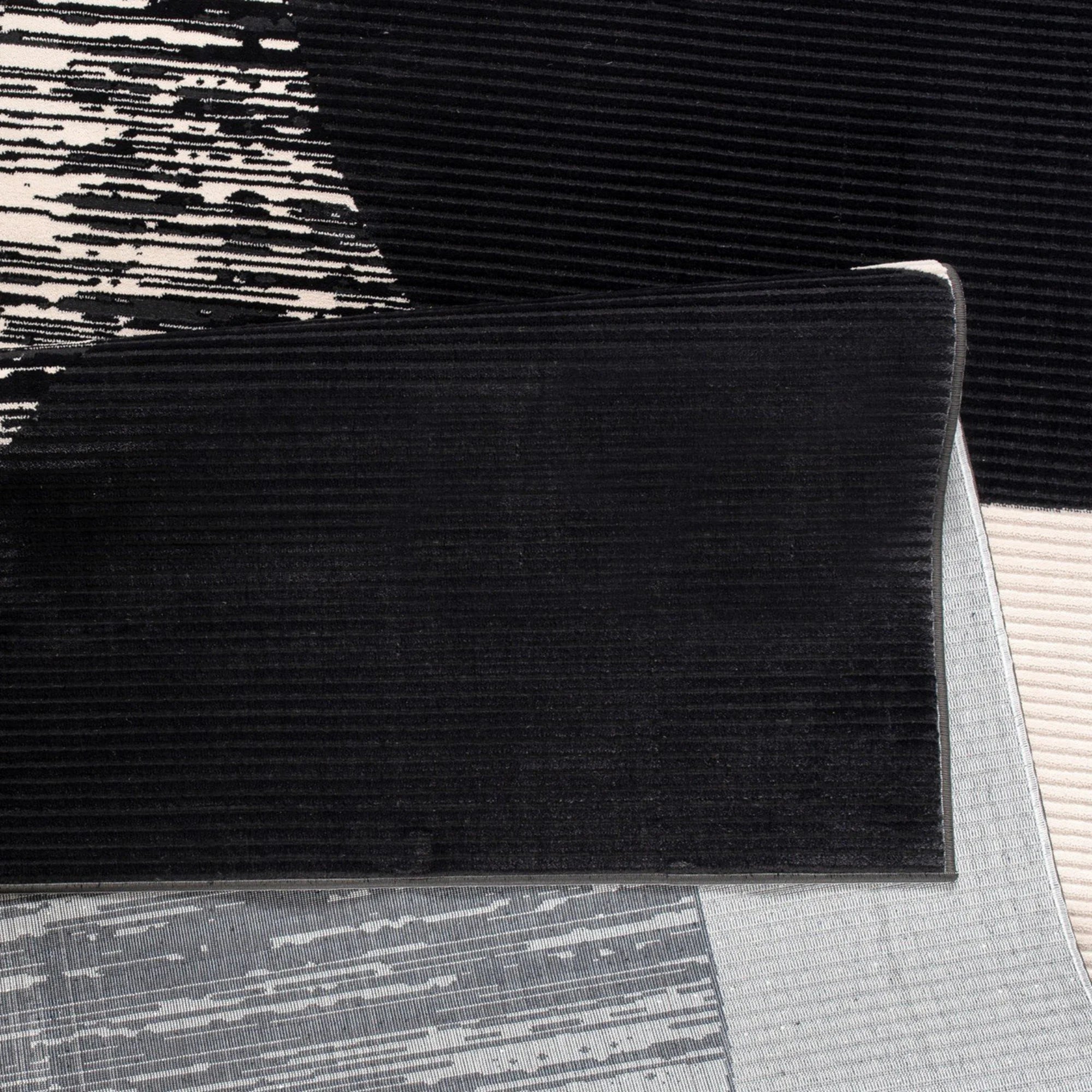 Bold Slice Geometric Art Rug