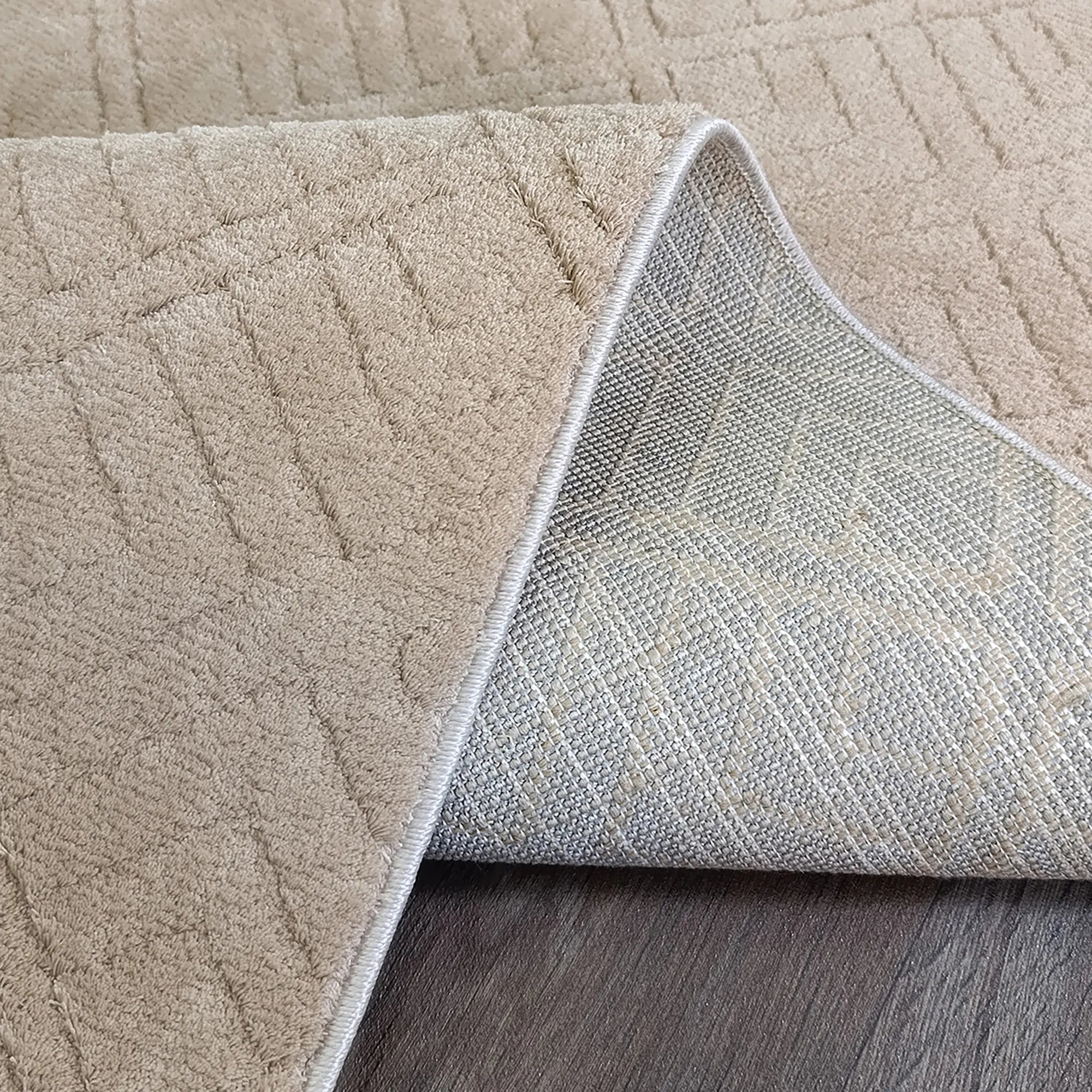 Nordic Soft Rug Beige Vintage Pattern - Bella Rugs
