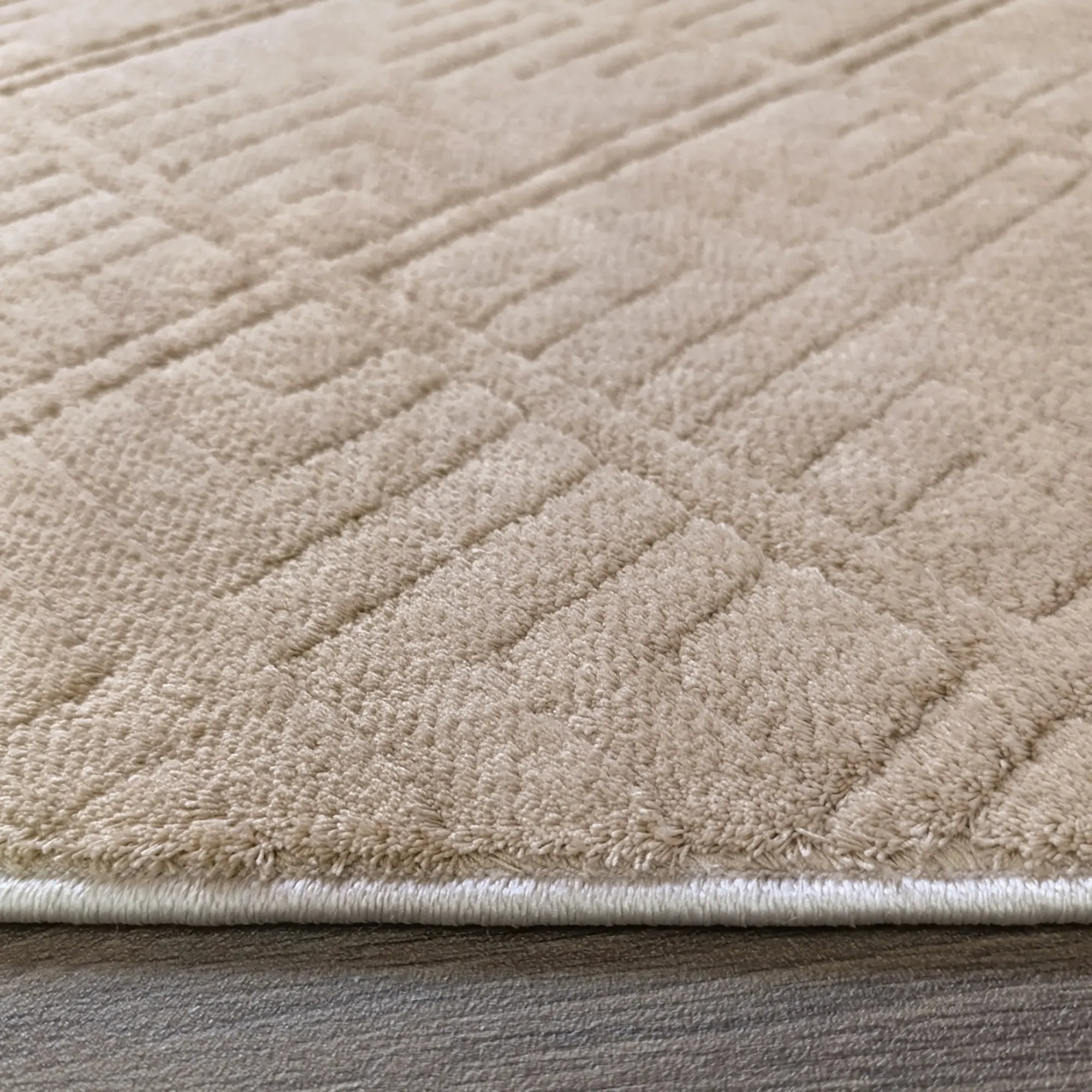 Nordic Soft Rug Beige Vintage Pattern - Bella Rugs