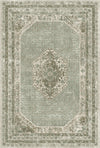 Vintage Green Medallion Rug Green