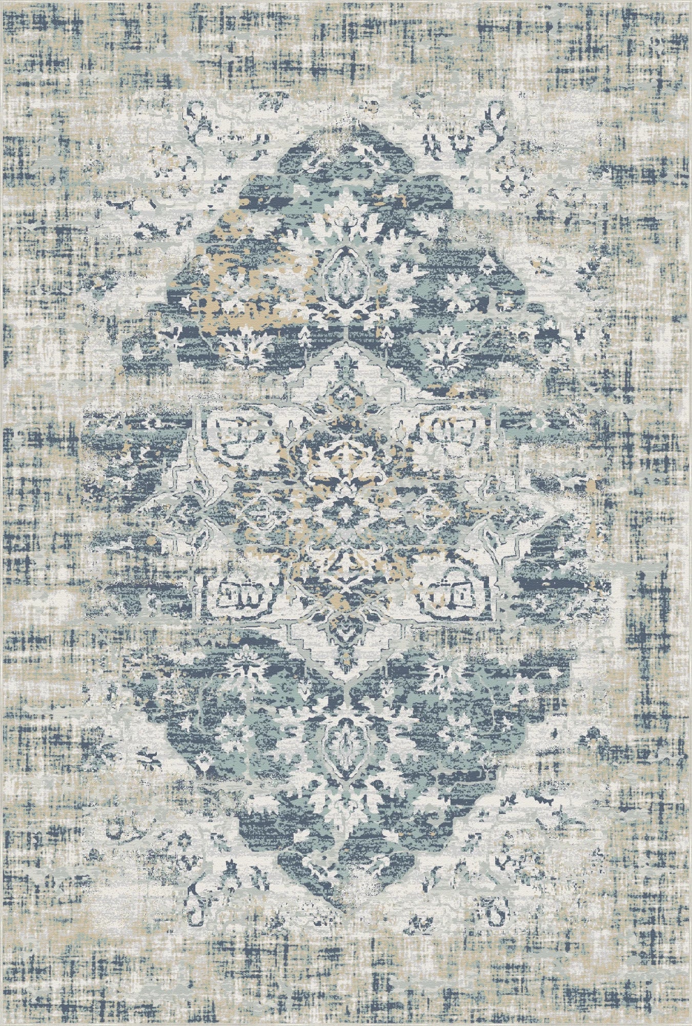 Luminous Azure Mirage Rug