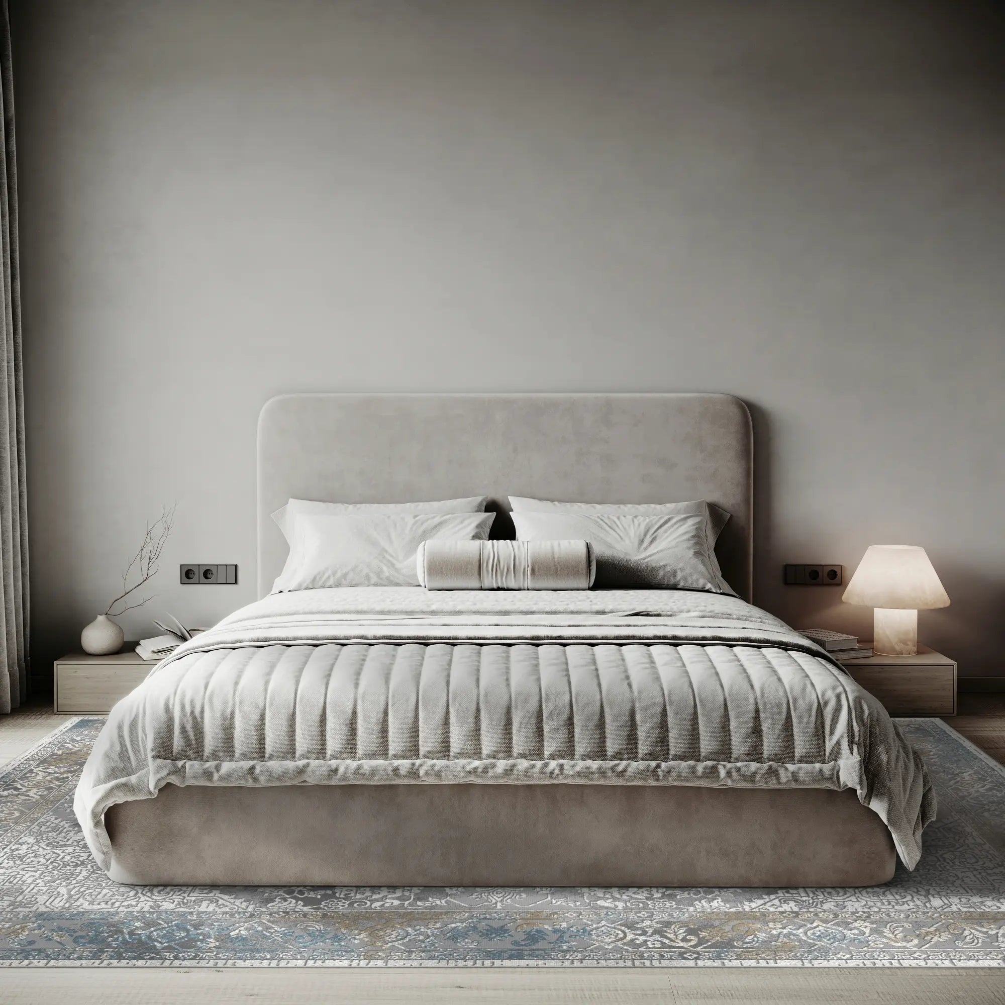 Silver Azure Aura Rug