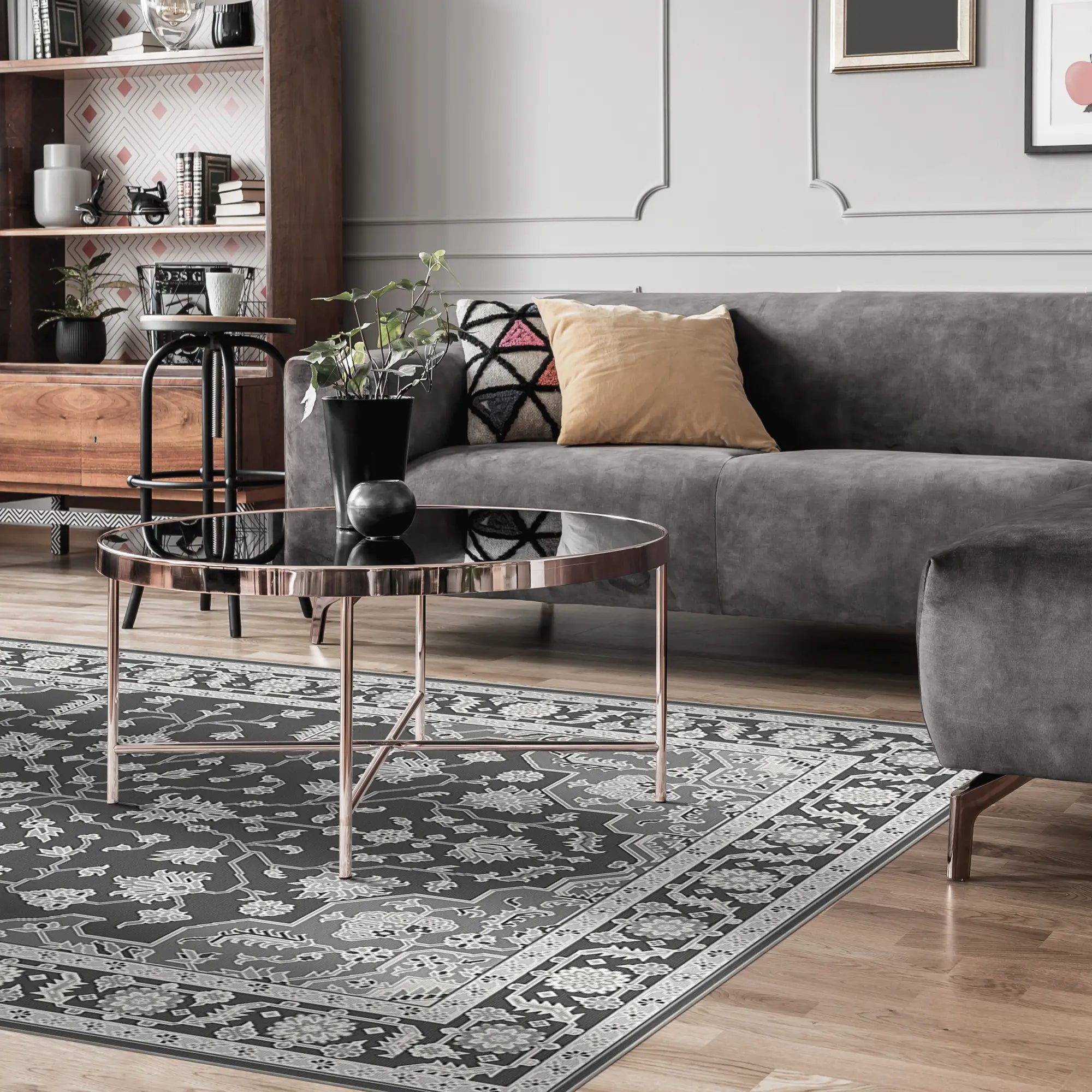 Charcoal Pearl Eden Rug