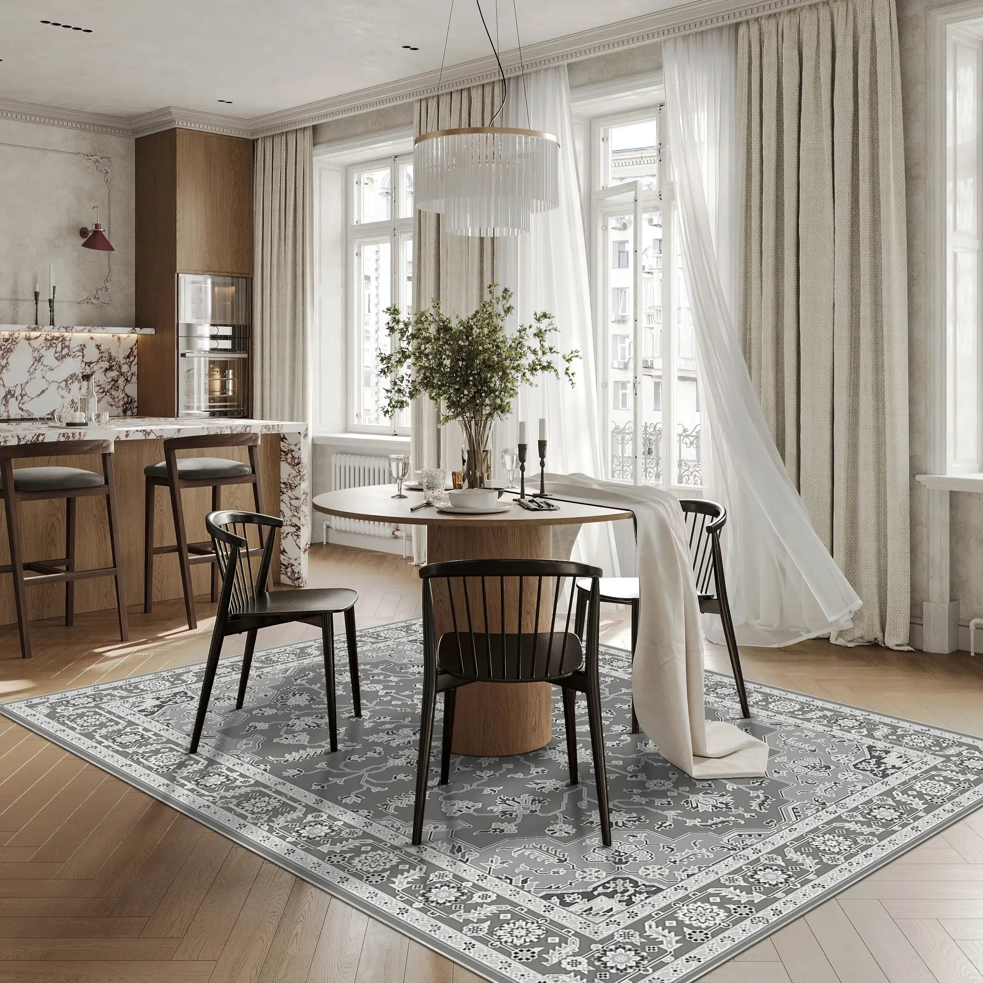 Gray Pearl Eden Rug