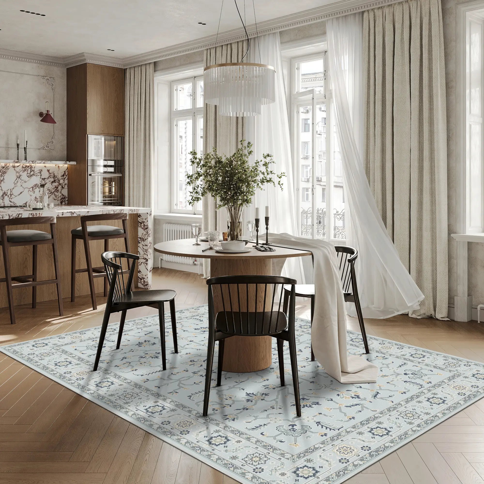 Azure Spruce Arbor Rug