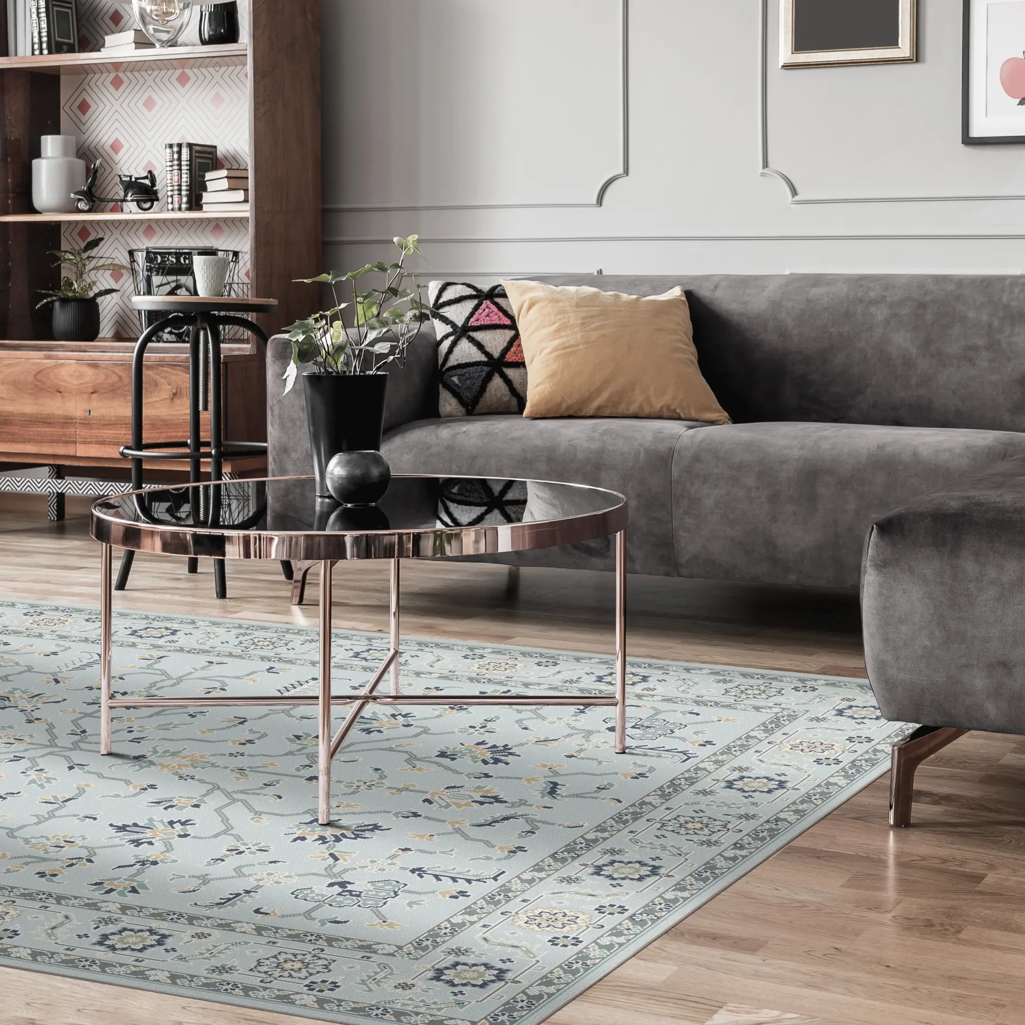 Azure Spruce Arbor Rug