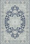 Lyra Alabaster Navy Rug Navy Blue
