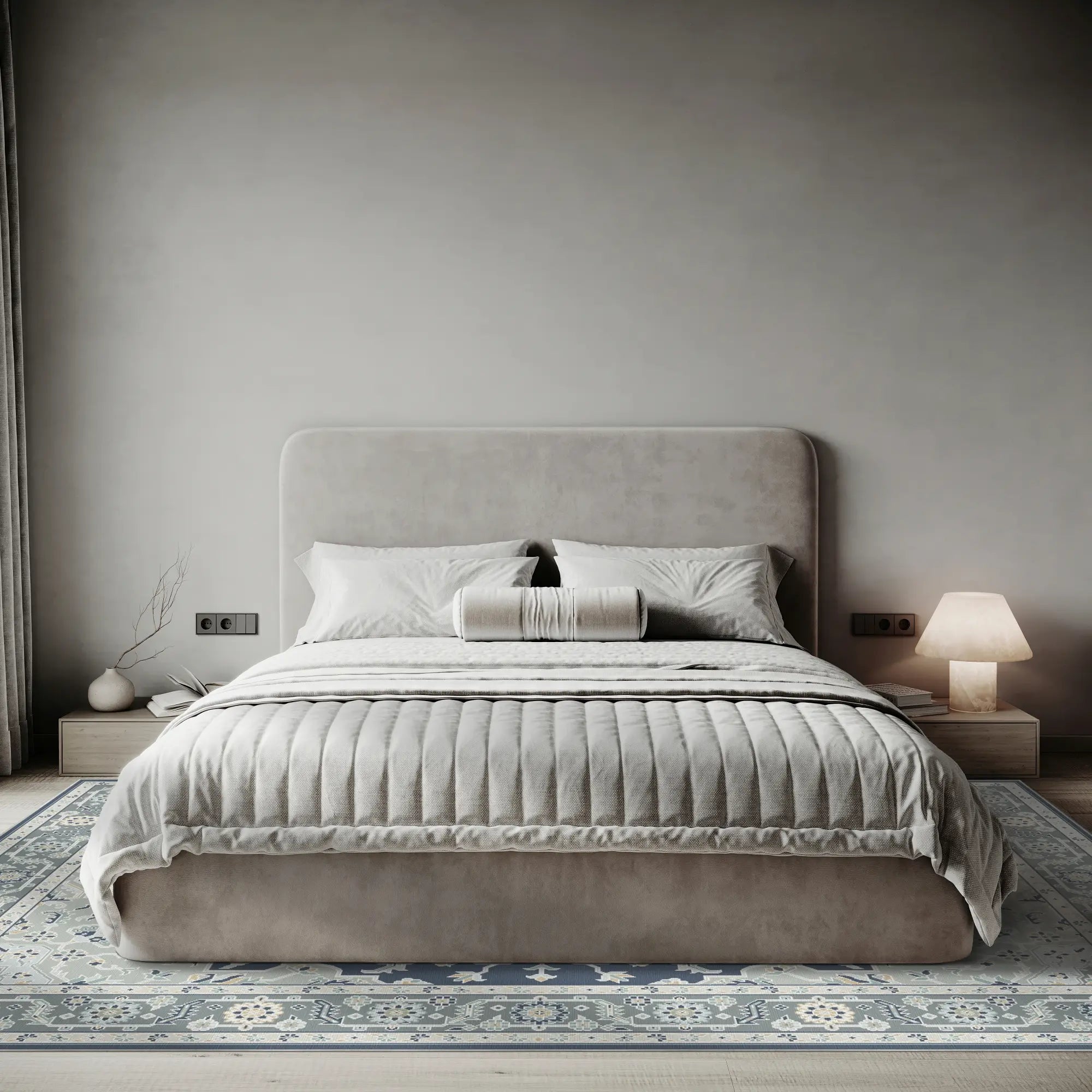 Lyra Alabaster Navy Rug