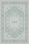 Aura Silver Seafoam Rug Light Blue