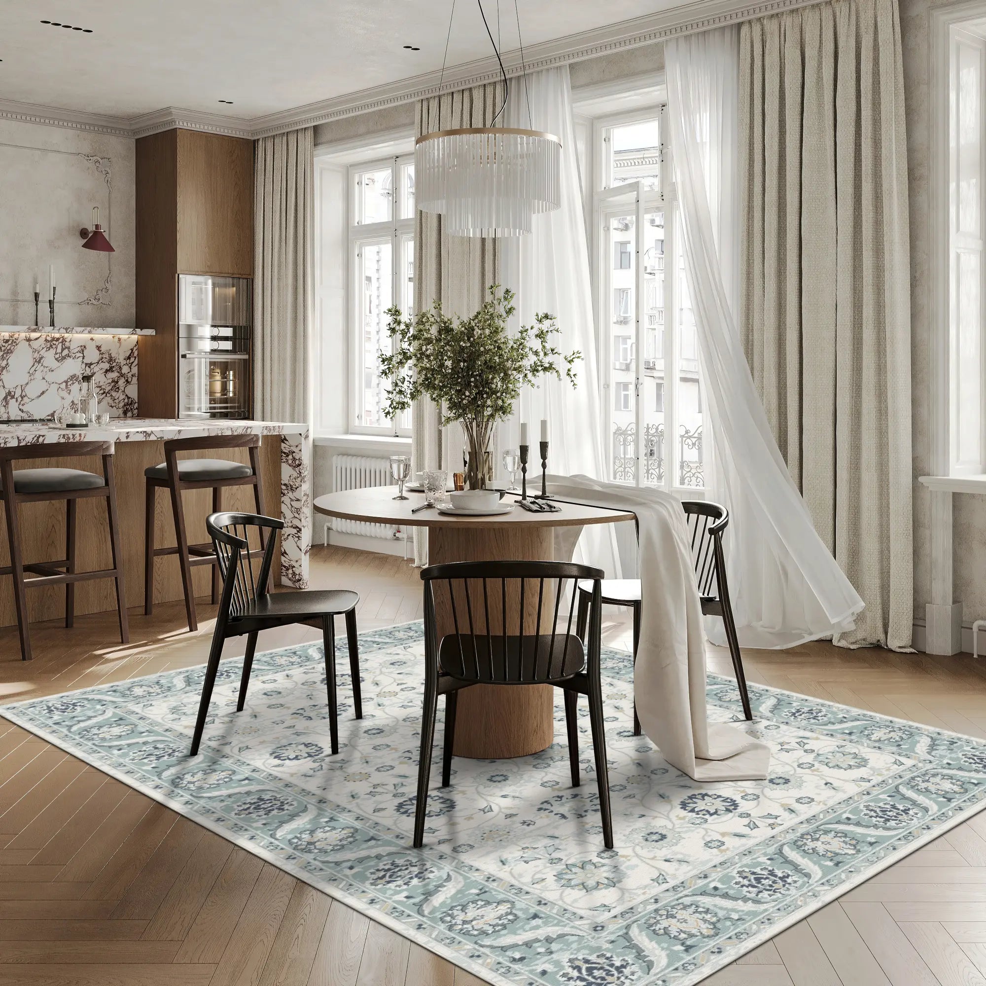 Veda Sage Alabaster Rug