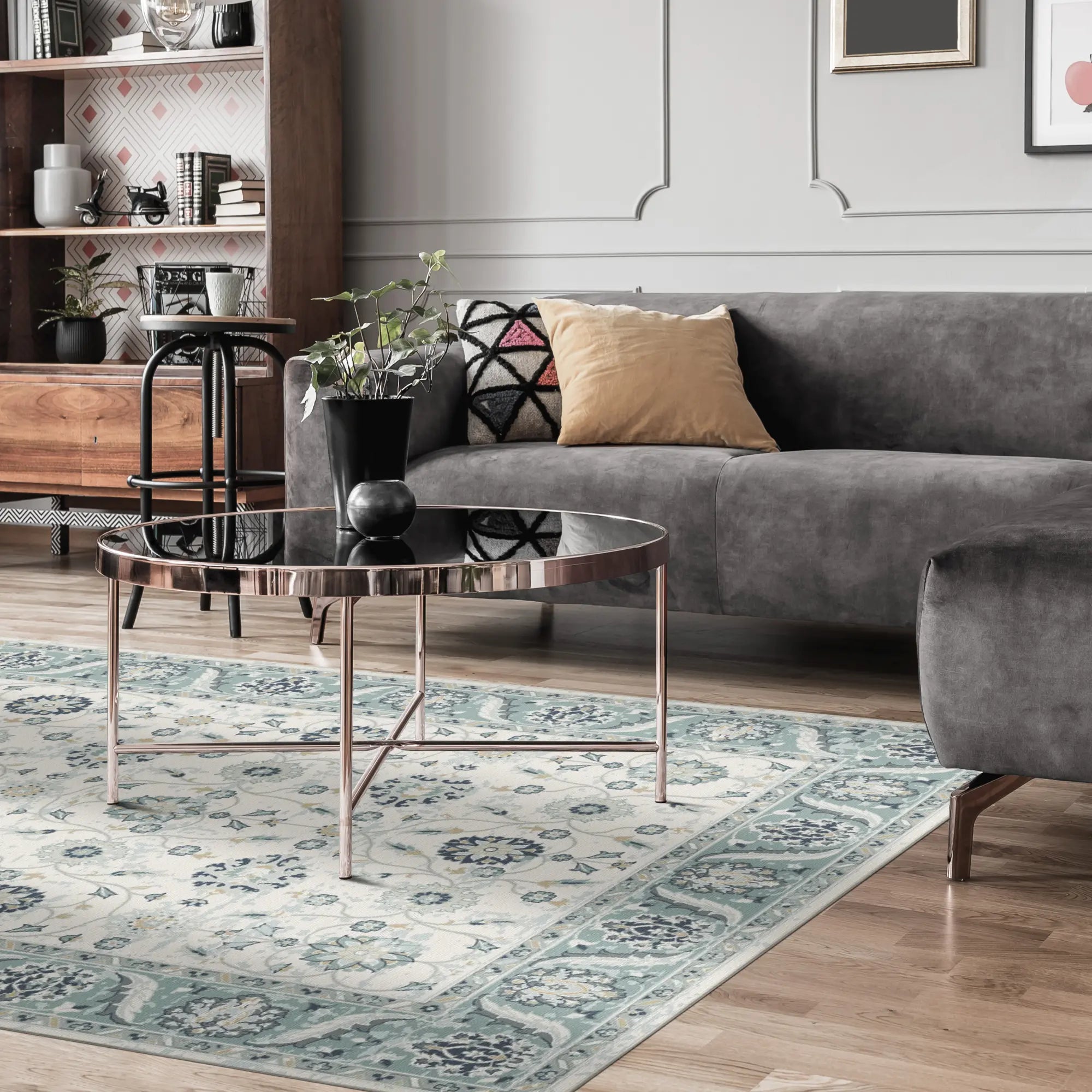 Veda Sage Alabaster Rug