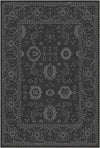 Legacy Eroded Floral Charcoal Rug Anthracite