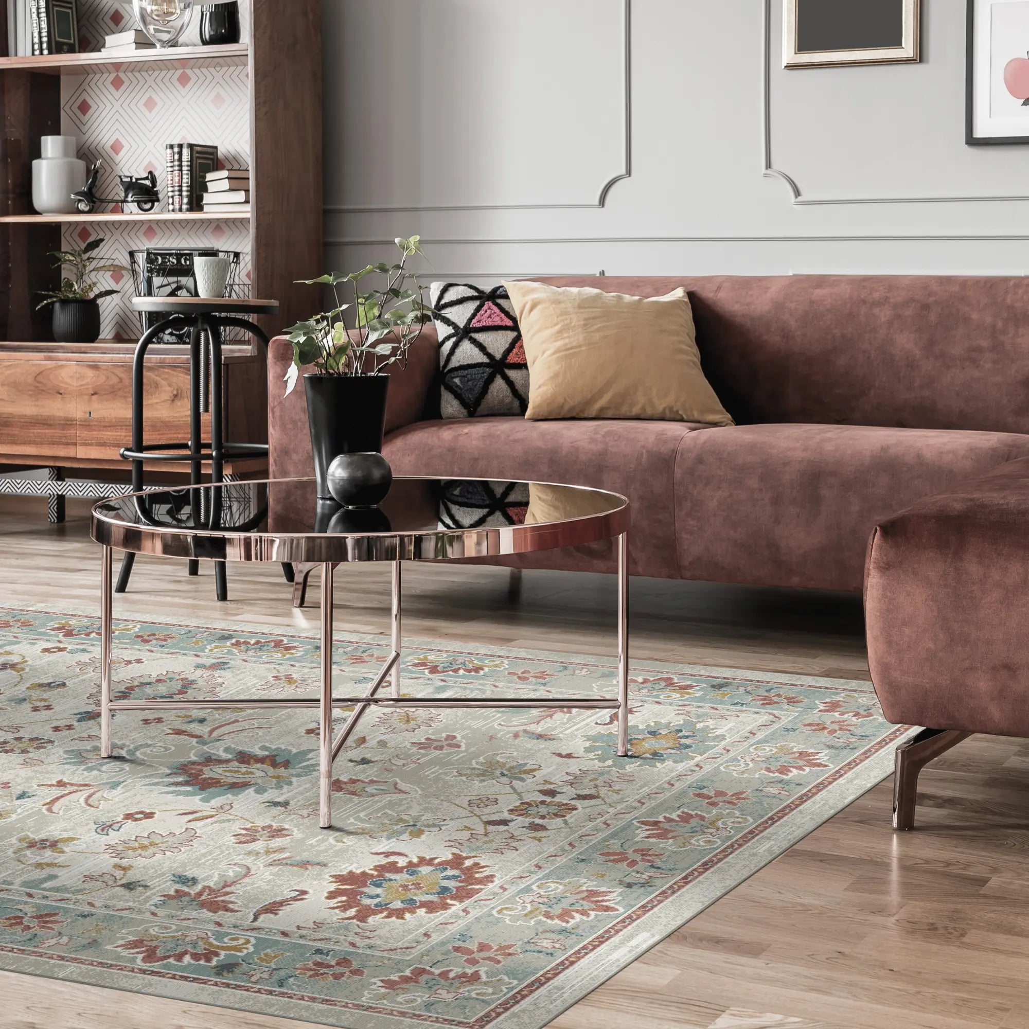 Ethereal Blossom Ivory Rug