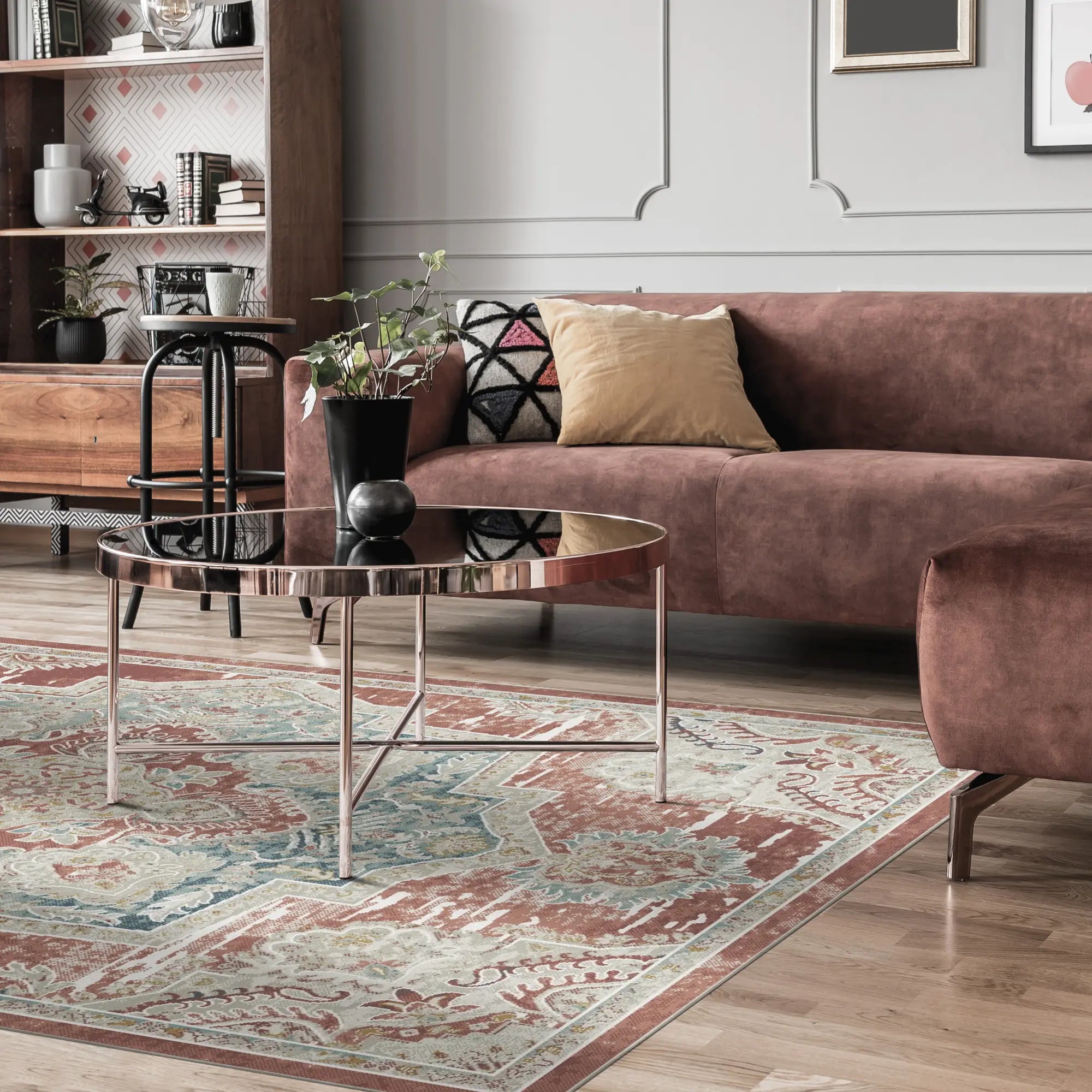 Desert Throne Mosaic Terracotta