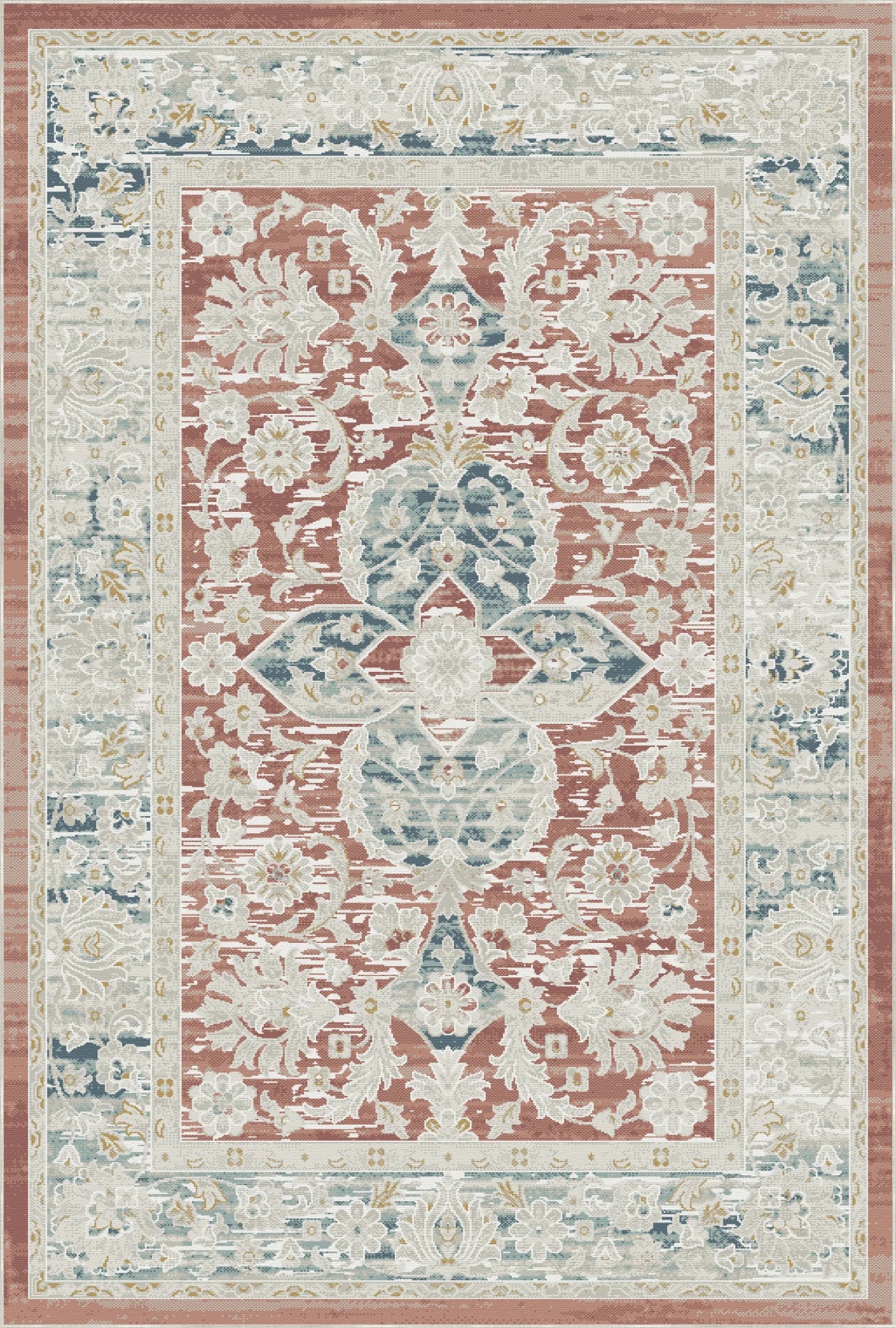 Regency Ornate Medallion Terracotta