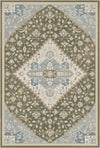 Pearl Green Medallion Rug Green