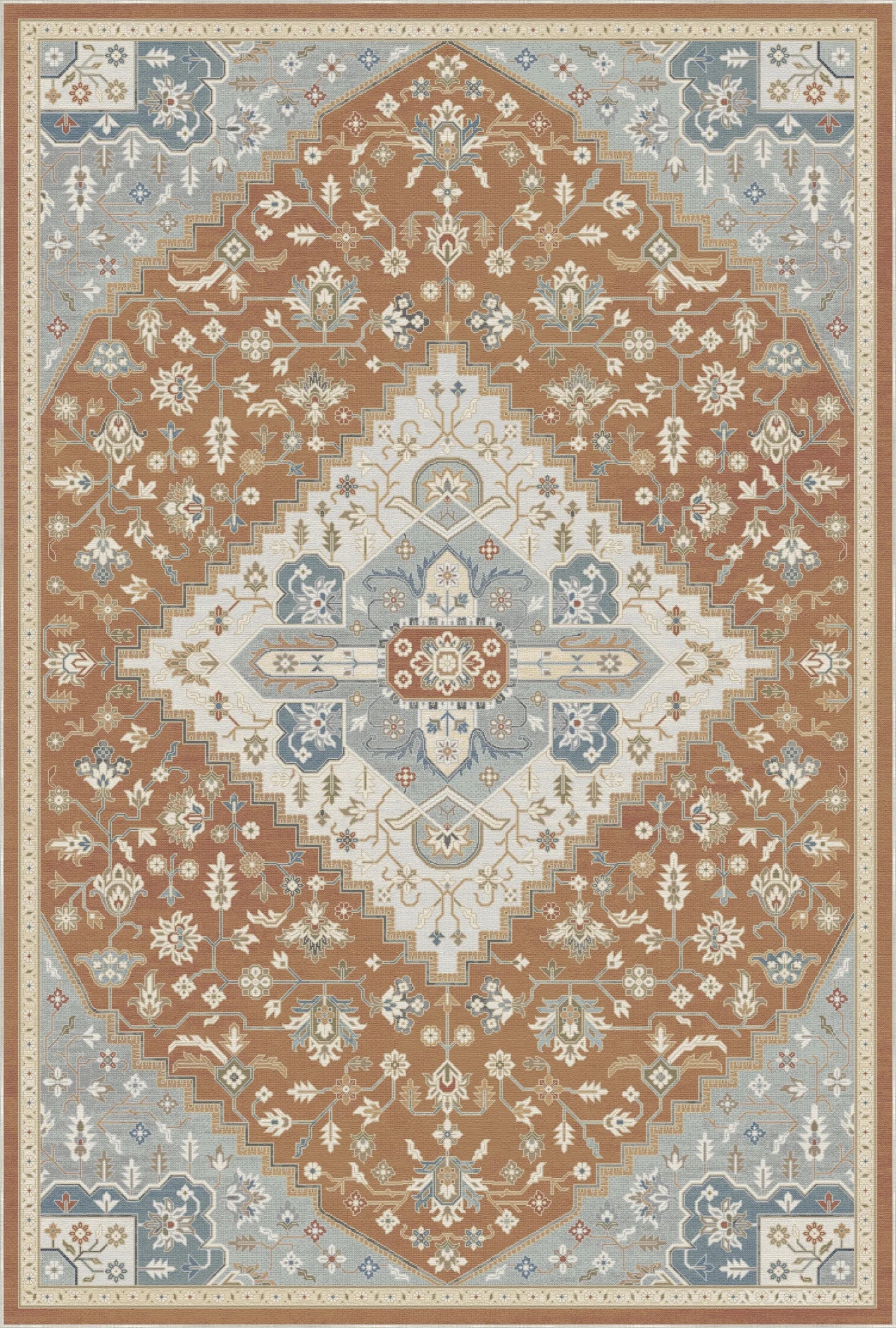 Pearl Terra Medallion Rug