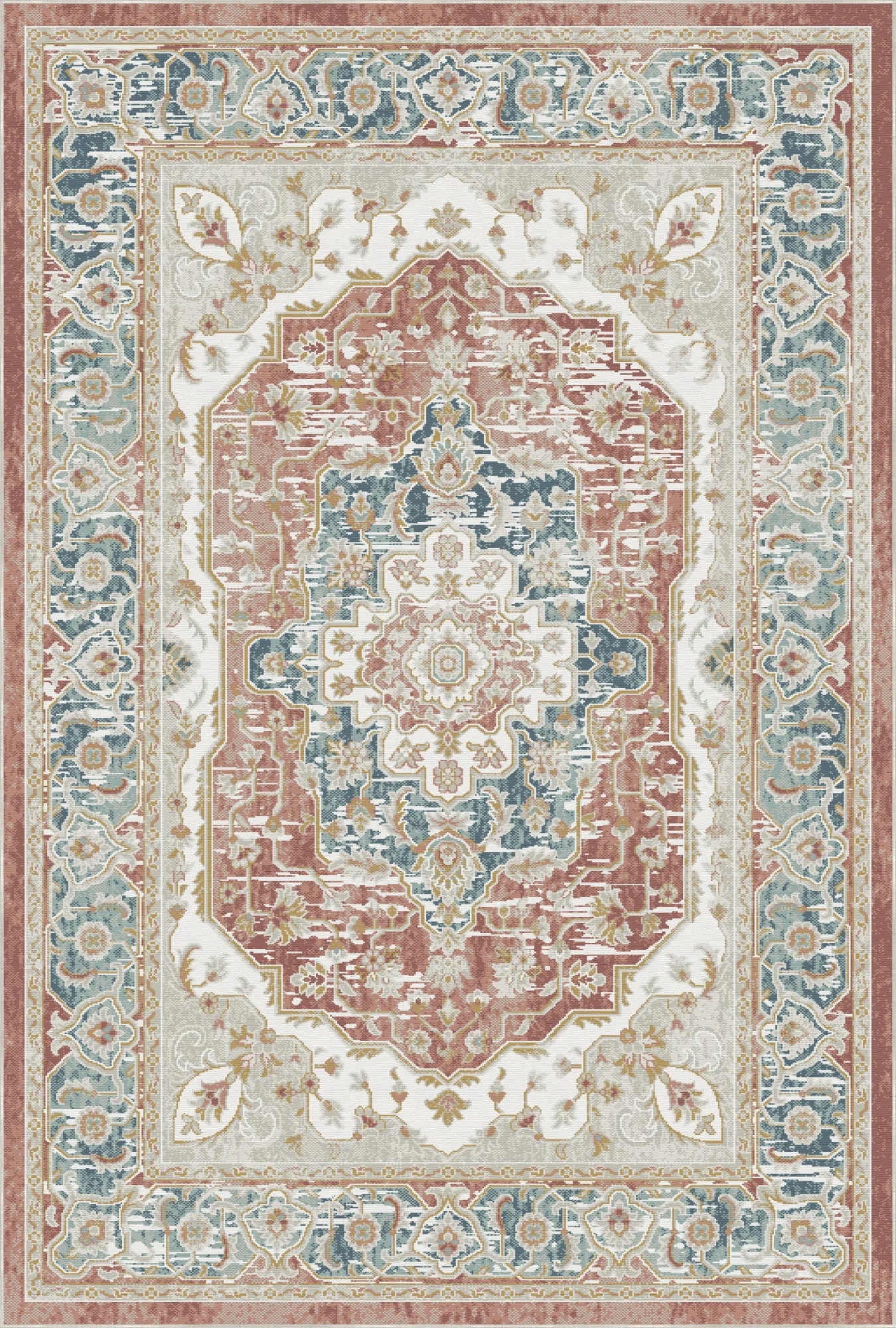 Regency Ornate Medallion Terracotta