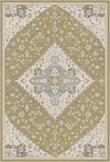 Pearl Olive Medallion Rug Olive Green