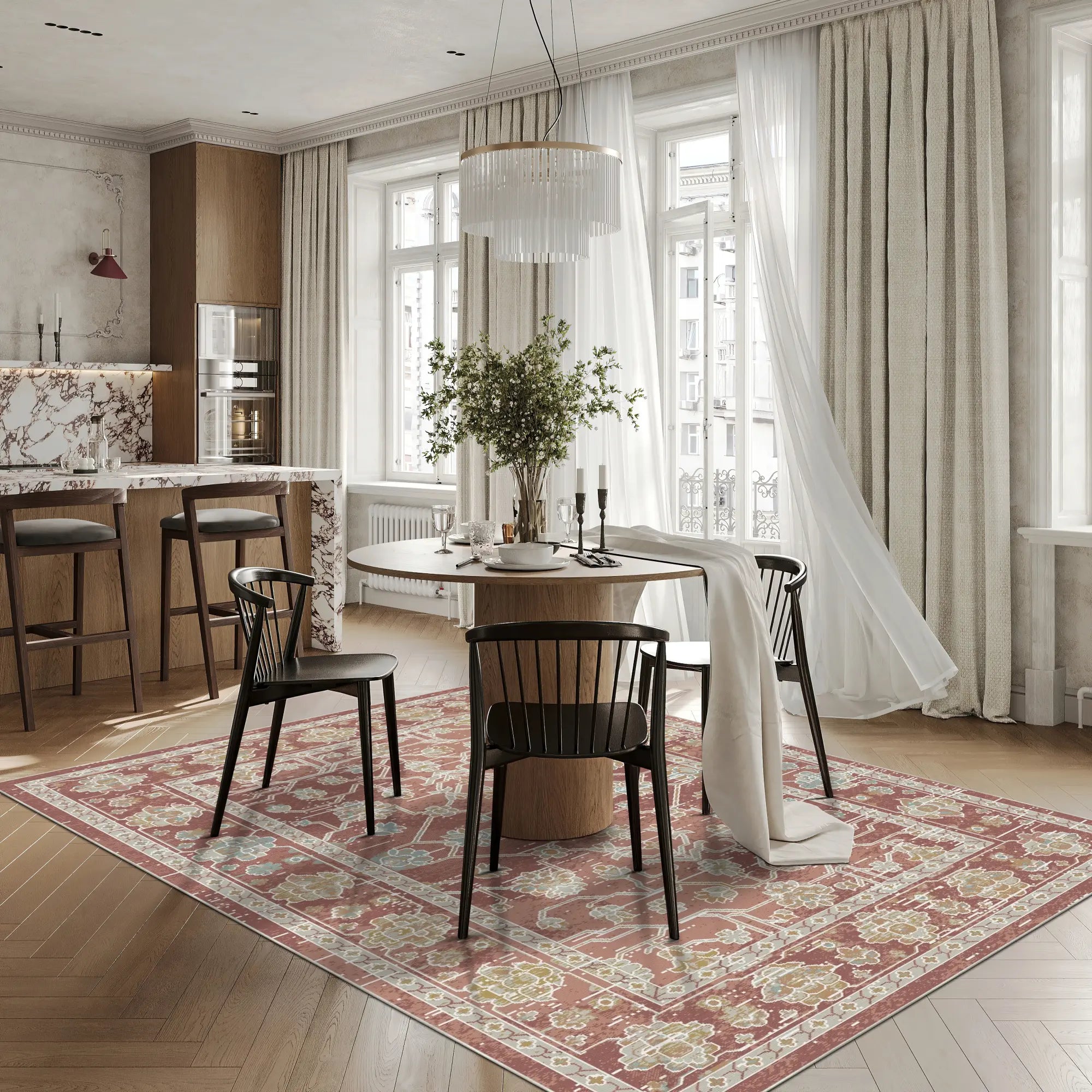 Majestic Grand Medallion Terracotta
