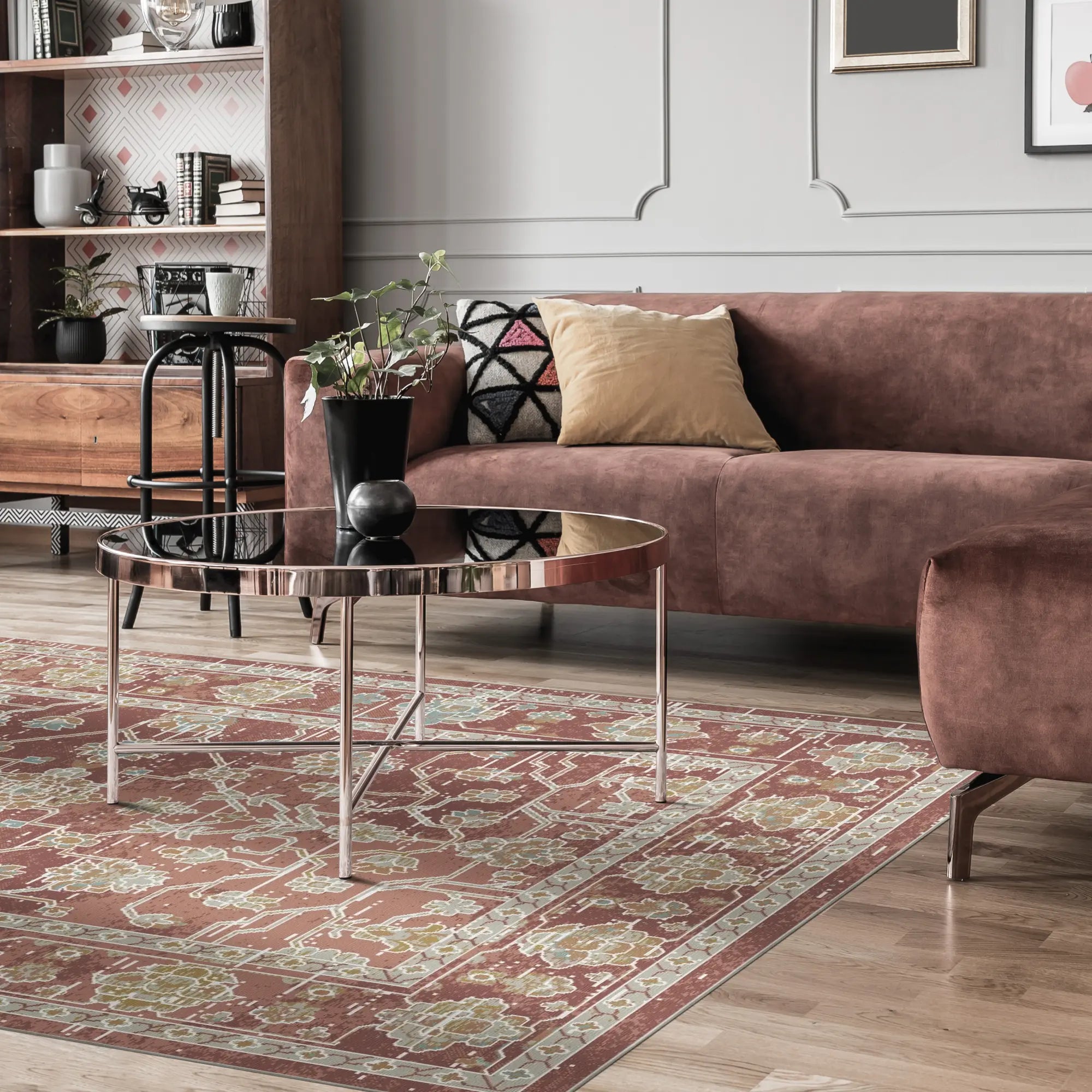 Majestic Grand Medallion Terracotta