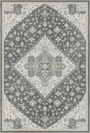 Pearl Gray Medallion Rug Gray