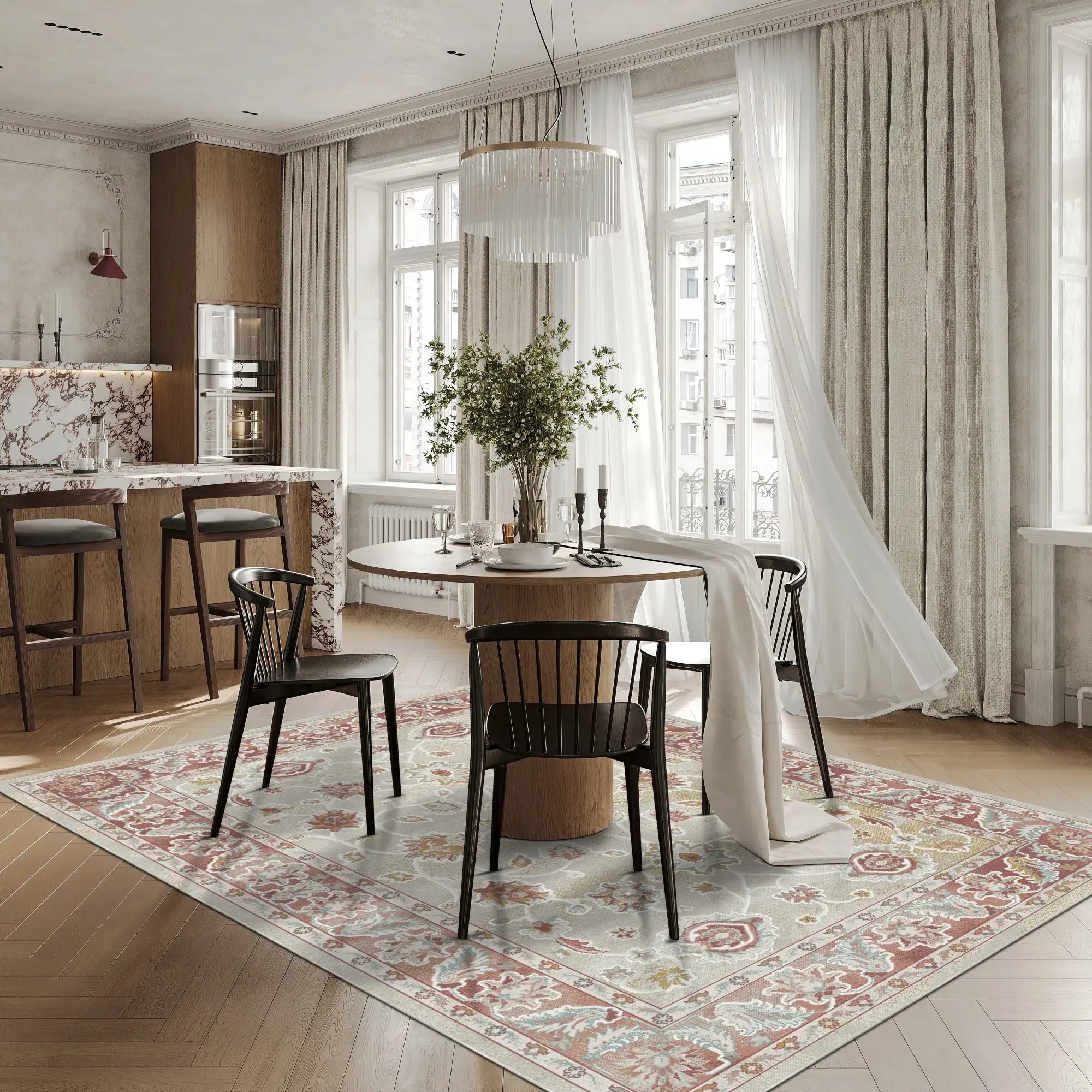 Aura Scrolling Vine Terracotta