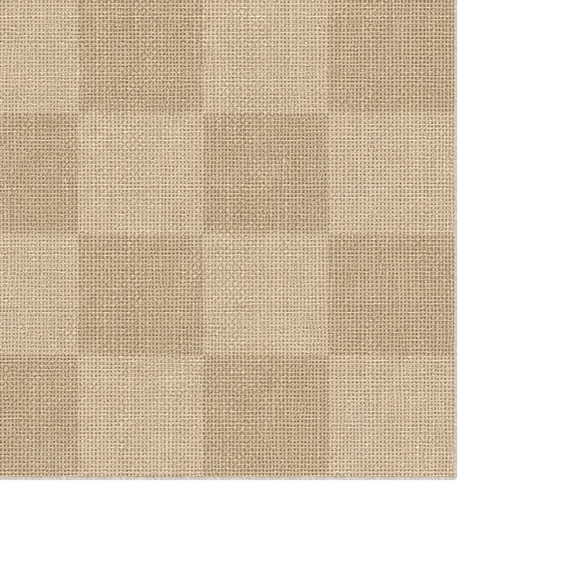 Checkered Jute-Look Modern Rug
