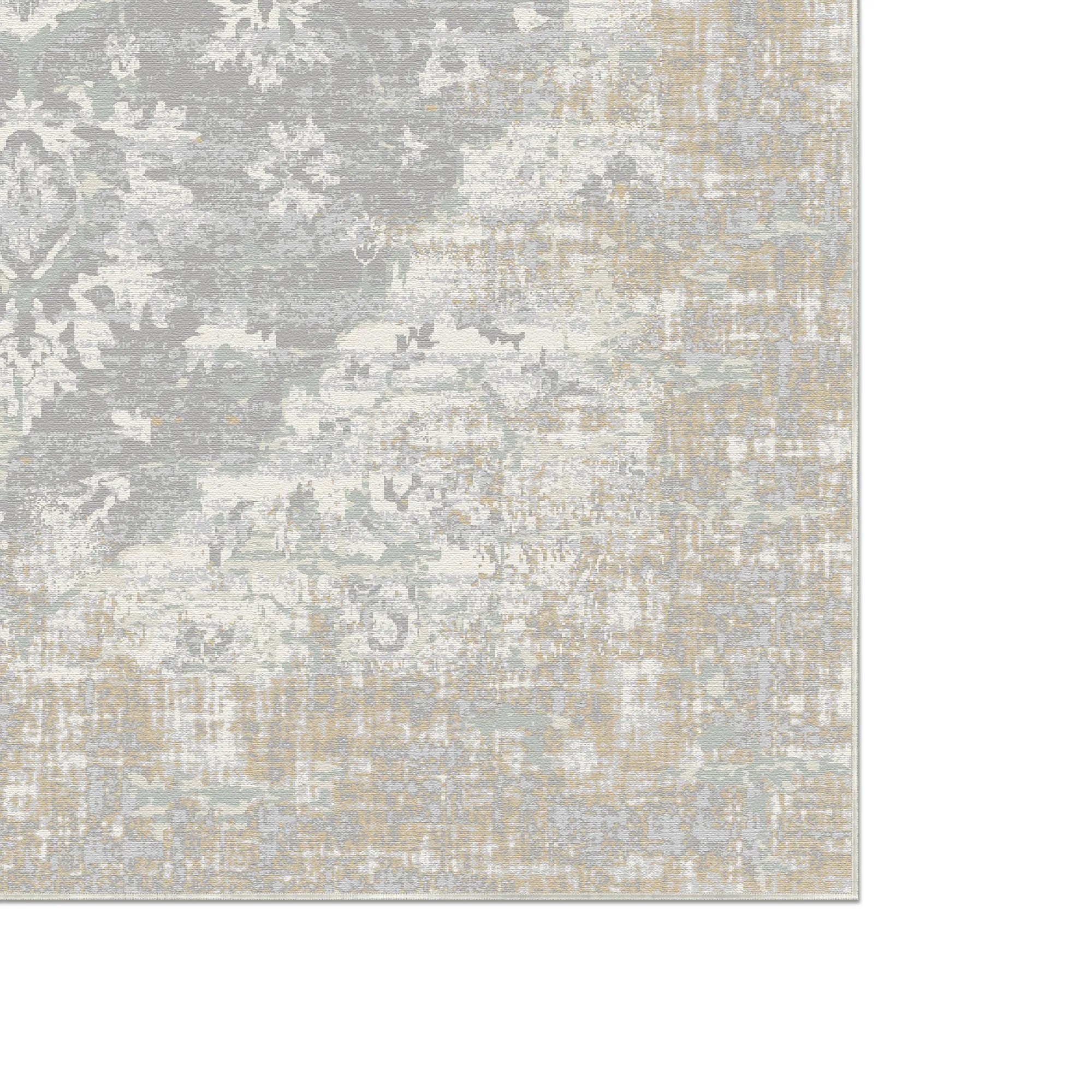 Luminous Silver Mirage Rug