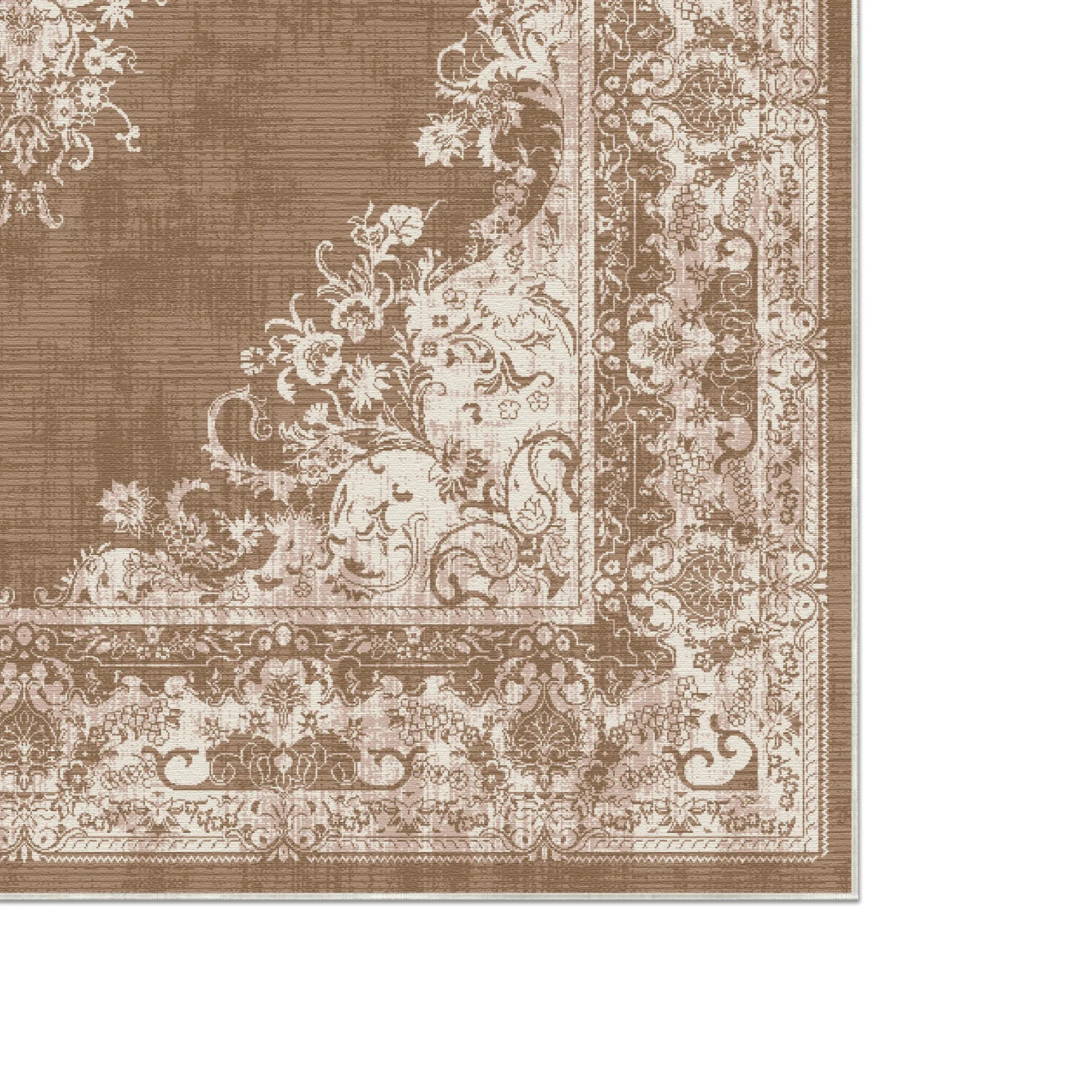 Vintage Sage Brown Rug