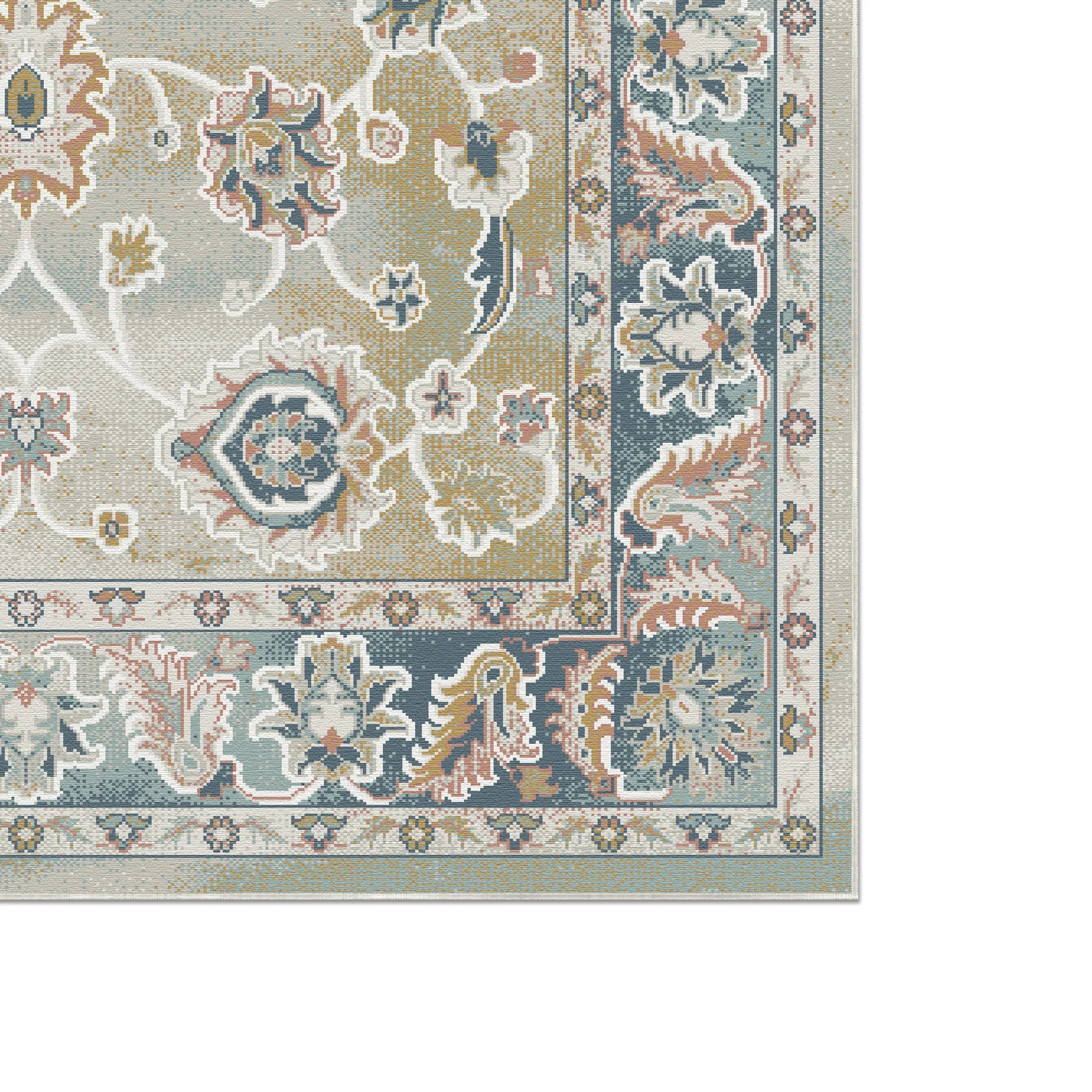 Nobility Scrolling Vine Blue