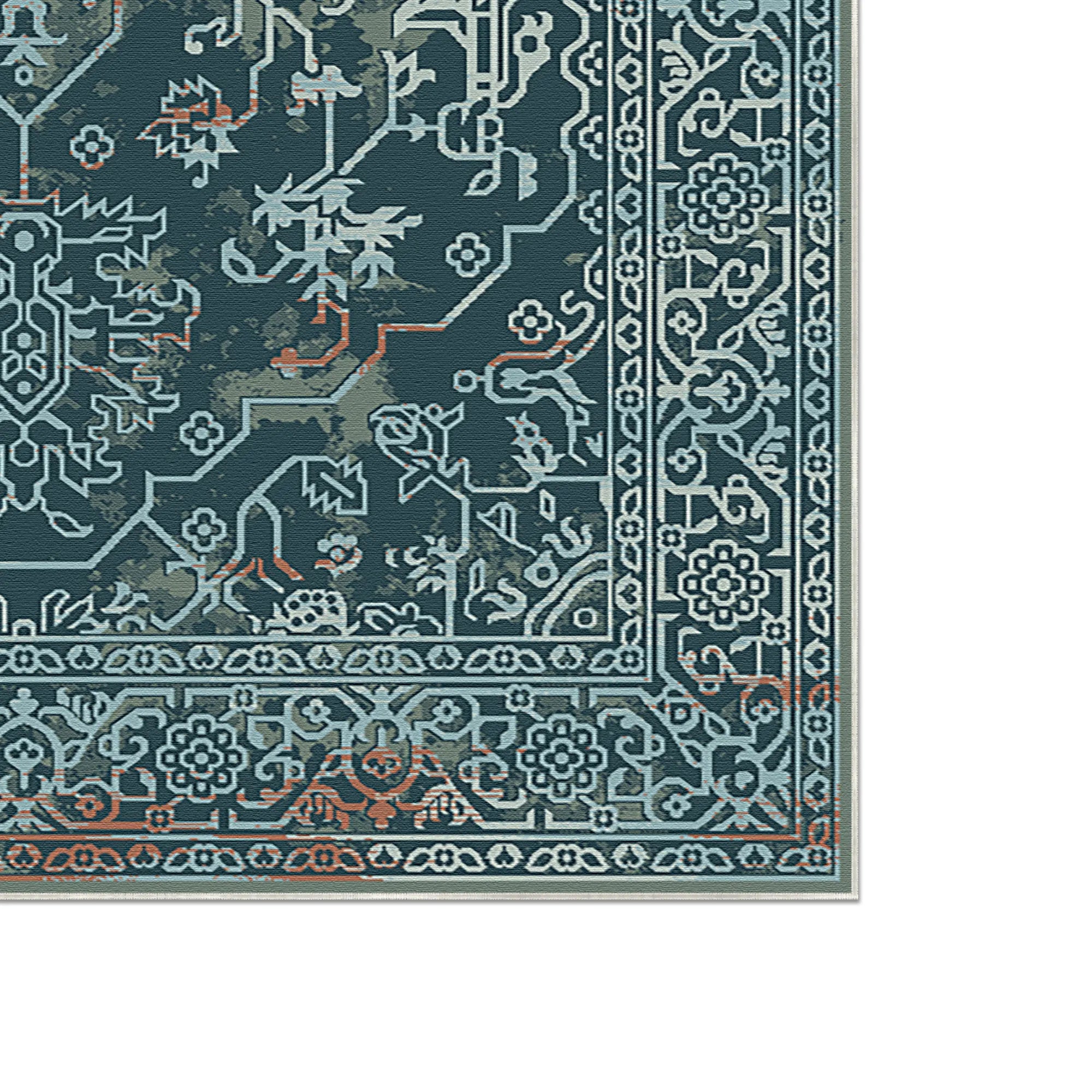 Oracle Ornate Geometric Teal