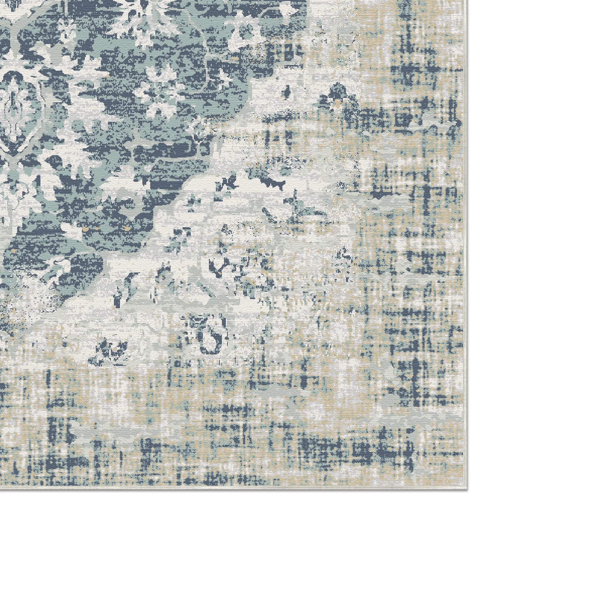 Luminous Azure Mirage Rug