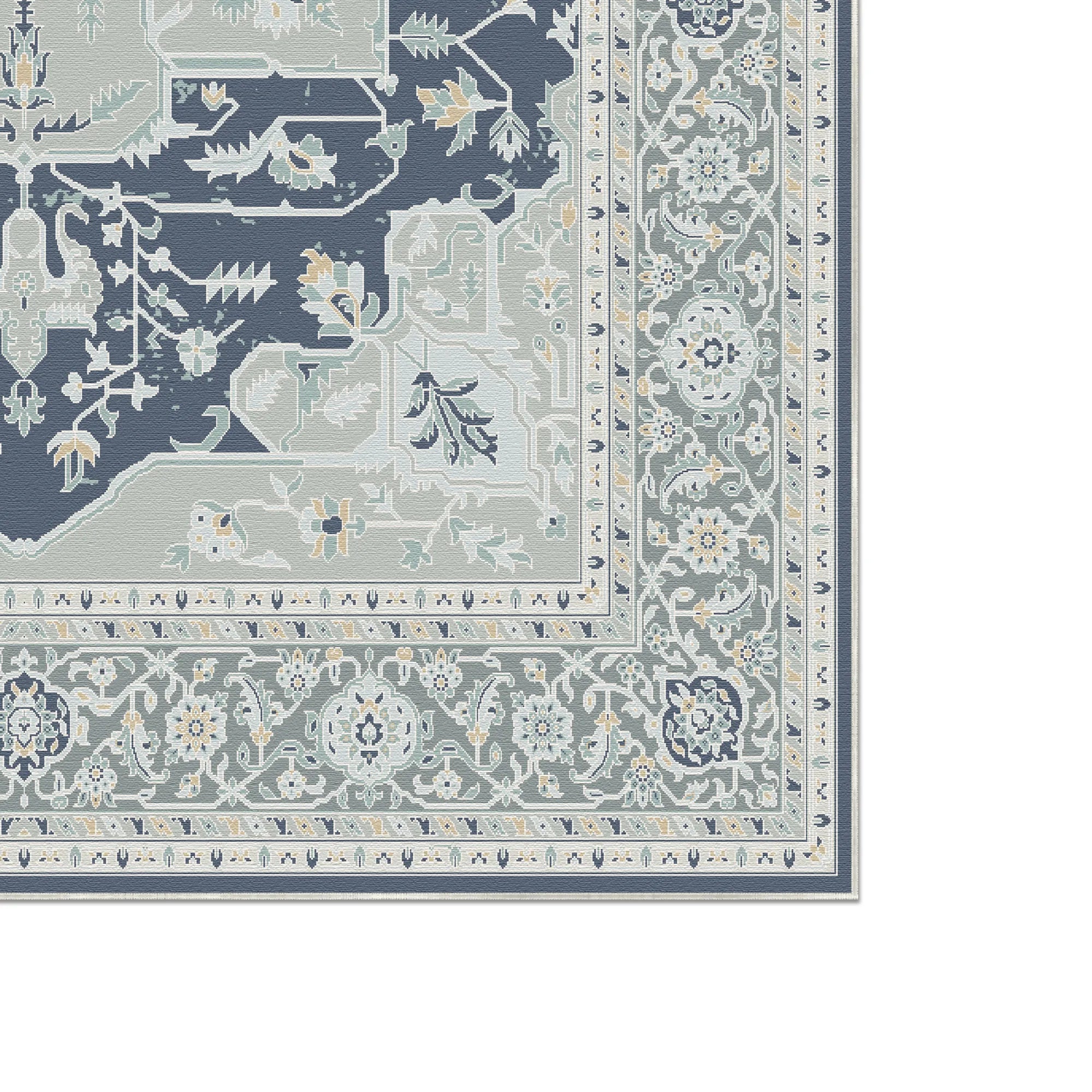 Aura Navy Alabaster Rug