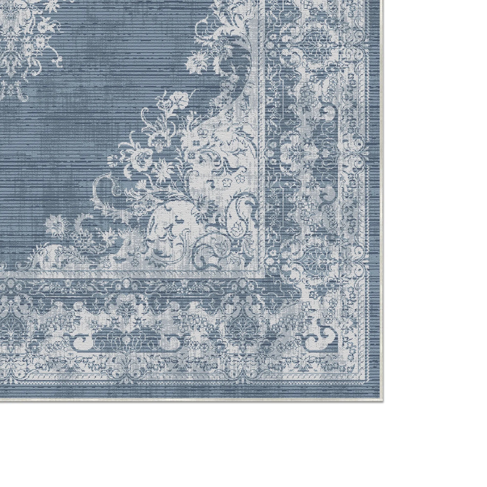 Vintage Sage Light Blue Rug