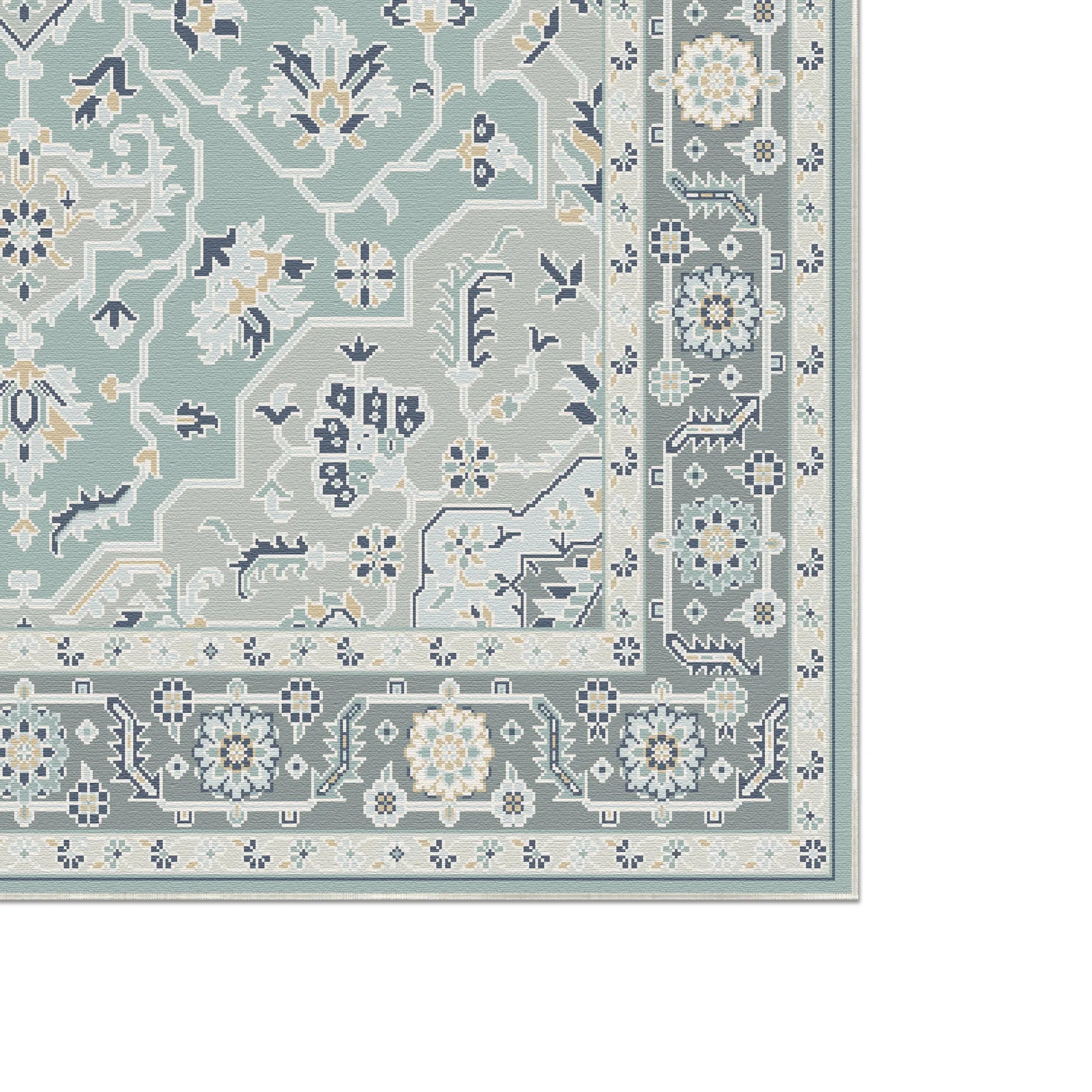 Lyra Silver Azure Rug